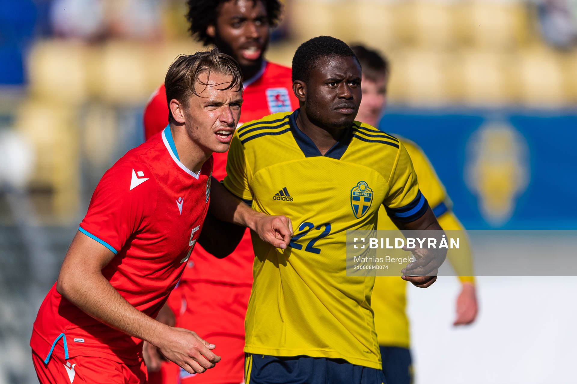 Mathias Olesen of Luxembourg and Benjamin Mbunga Kimpioka