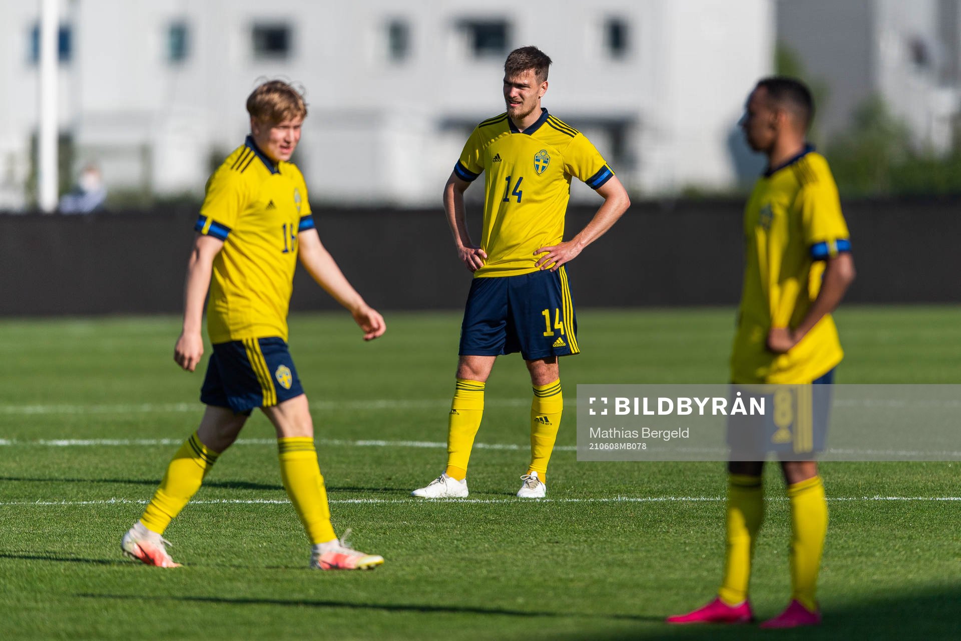 Hampus Finndell, Pavle Vagic and Bilal Hussein of Sweden
