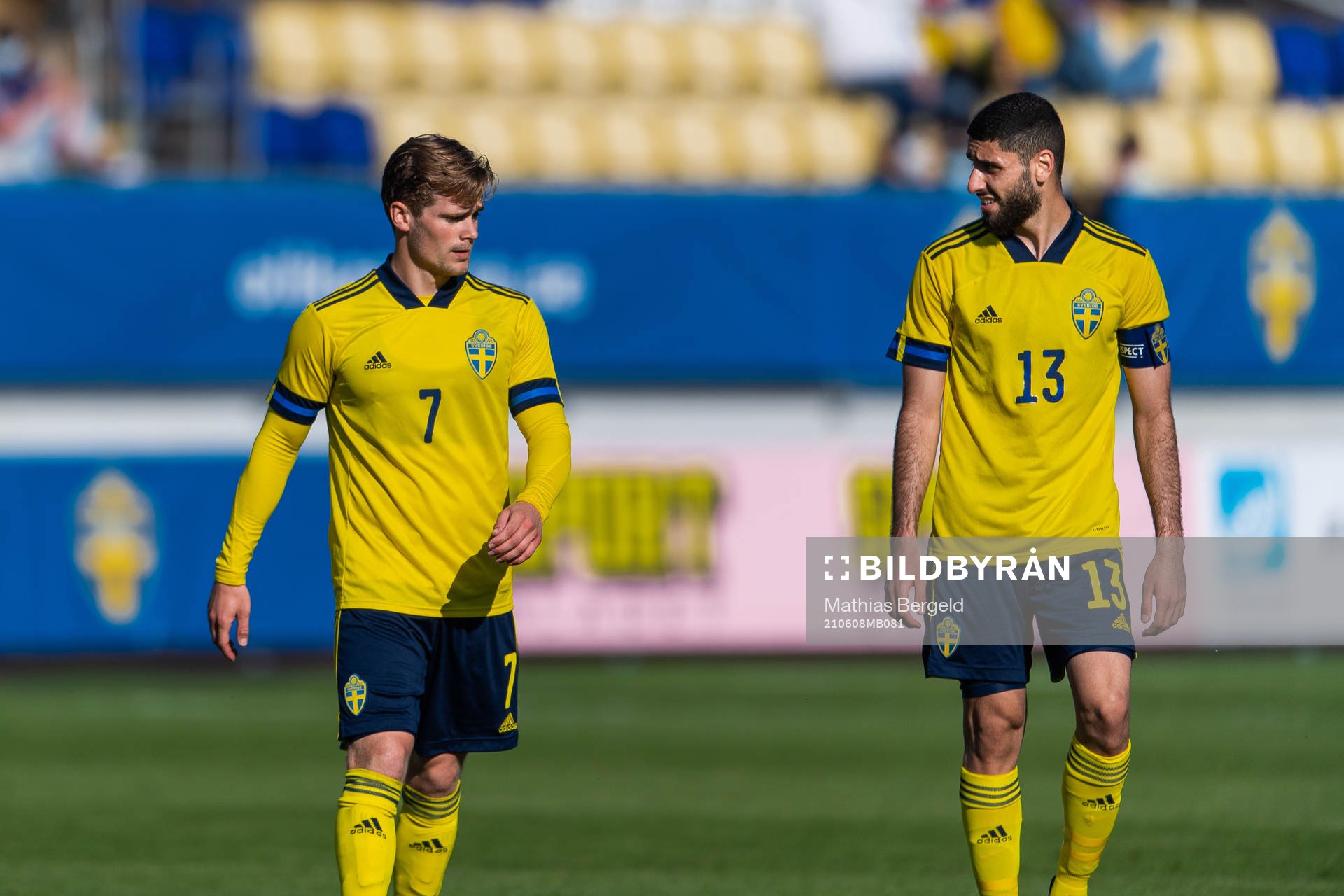 Hampus Finndell and Aiham Ousou of Sweden