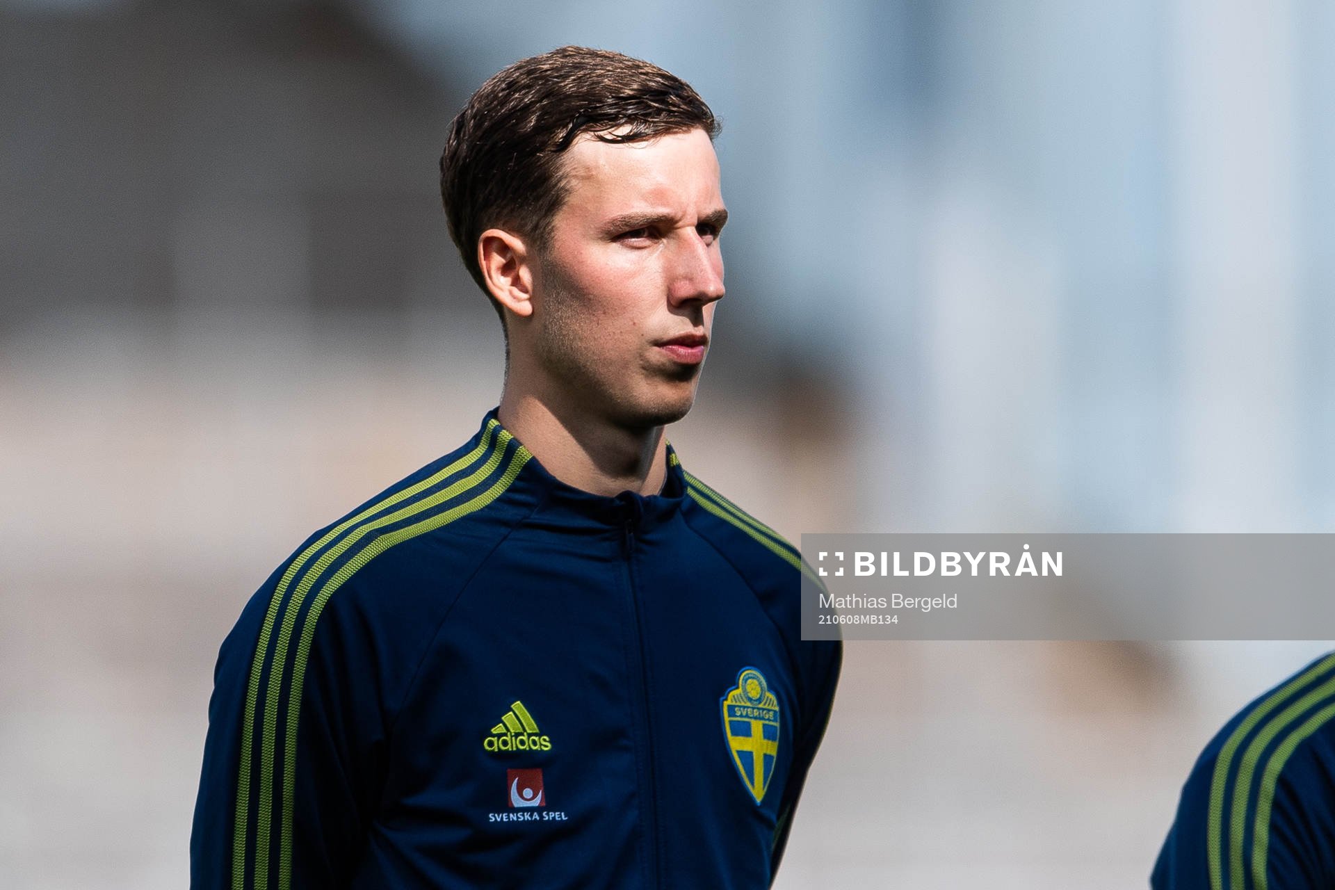 Goalkeeper Samuel Brolin of Sweden