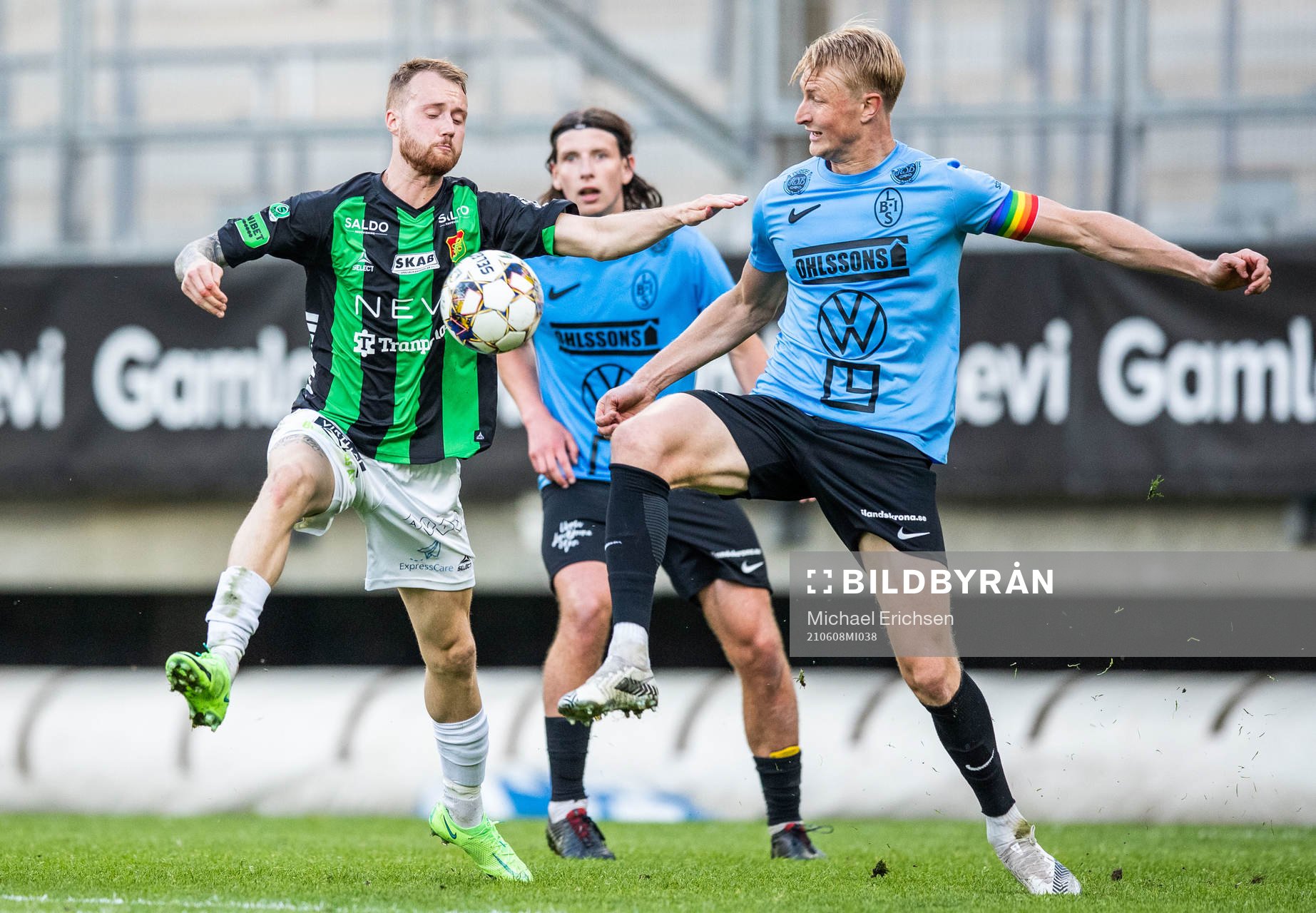 GAIS Daniel Sterner och Landskronas Viktor Wihlstrand