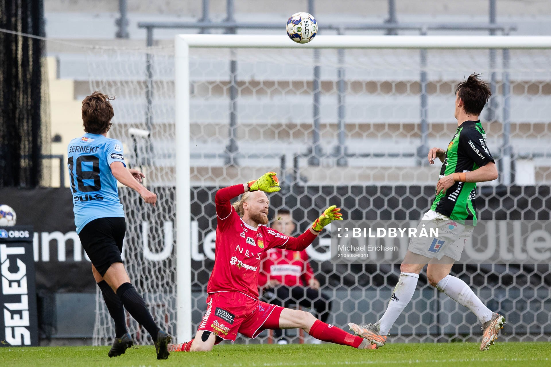 Landskronas Filip Ottosson lyfter in 1-3 bakom GAIS