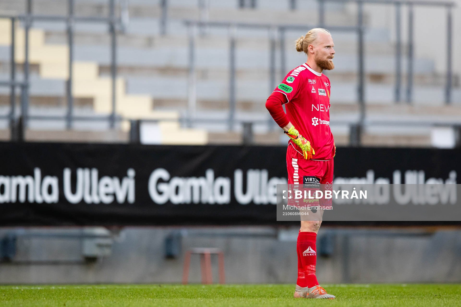 GAIS målvakt Mathias Karlsson deppar