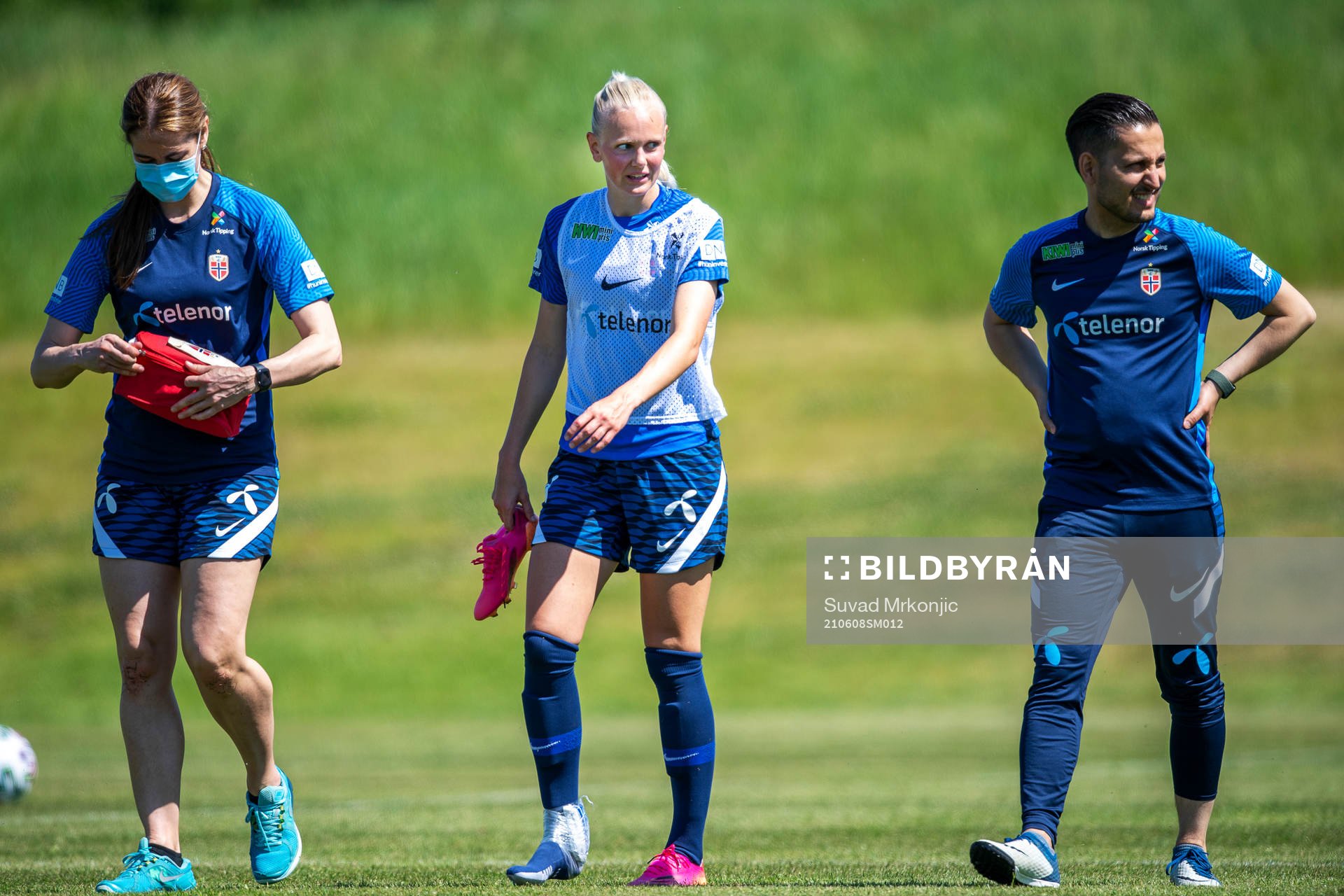 Doctor Said Tutunchian and Karina Sævik of the Norwegian