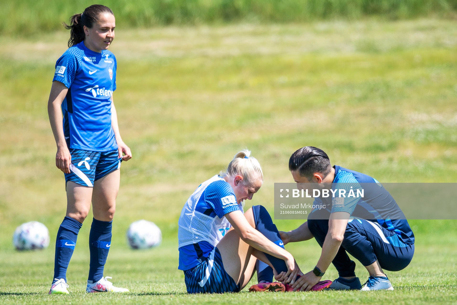 Doctor Said Tutunchian and Karina Sævik of the Norwegian