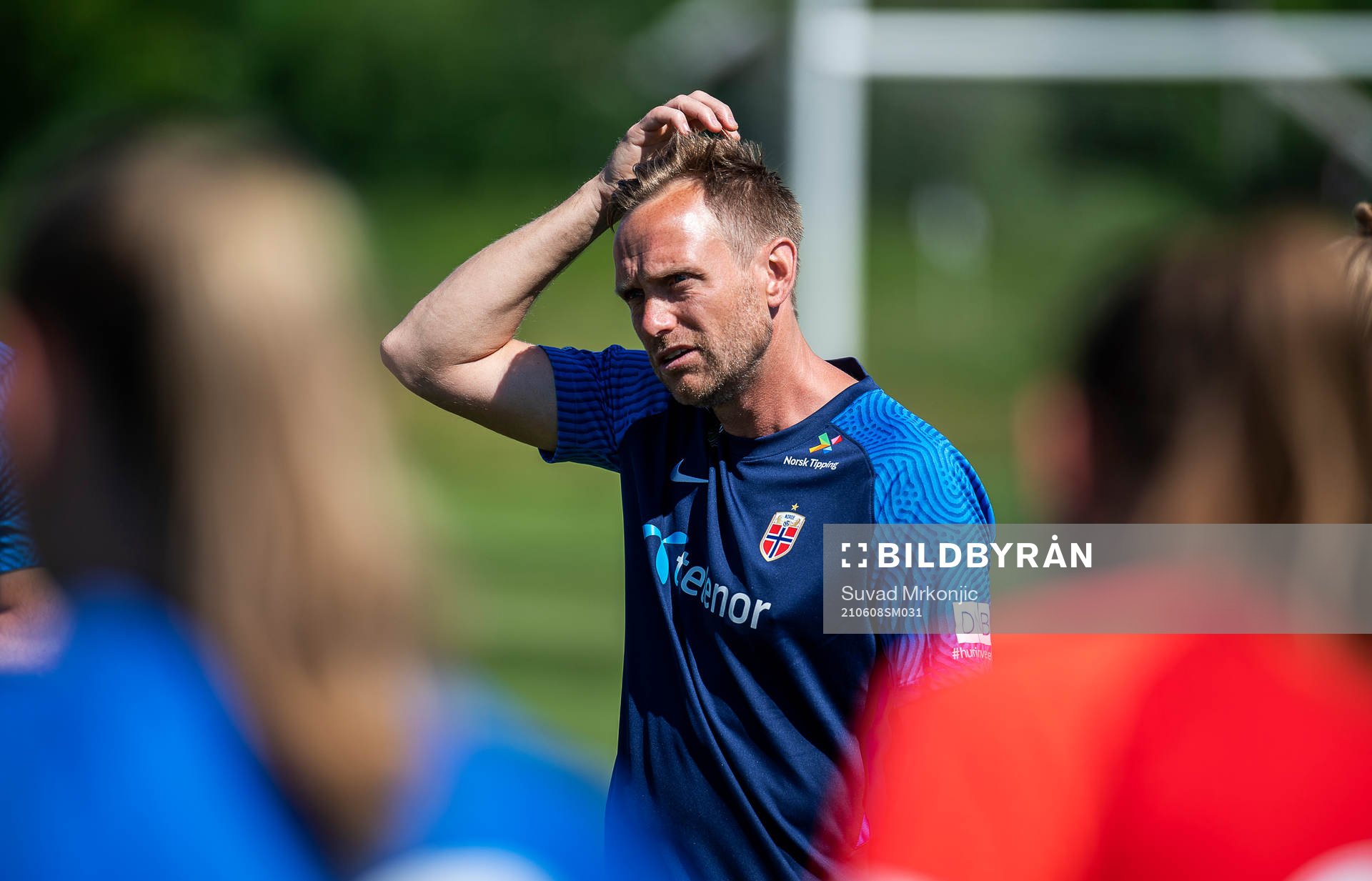 Martin Sjögren, headcoach of the Norwegian women’s