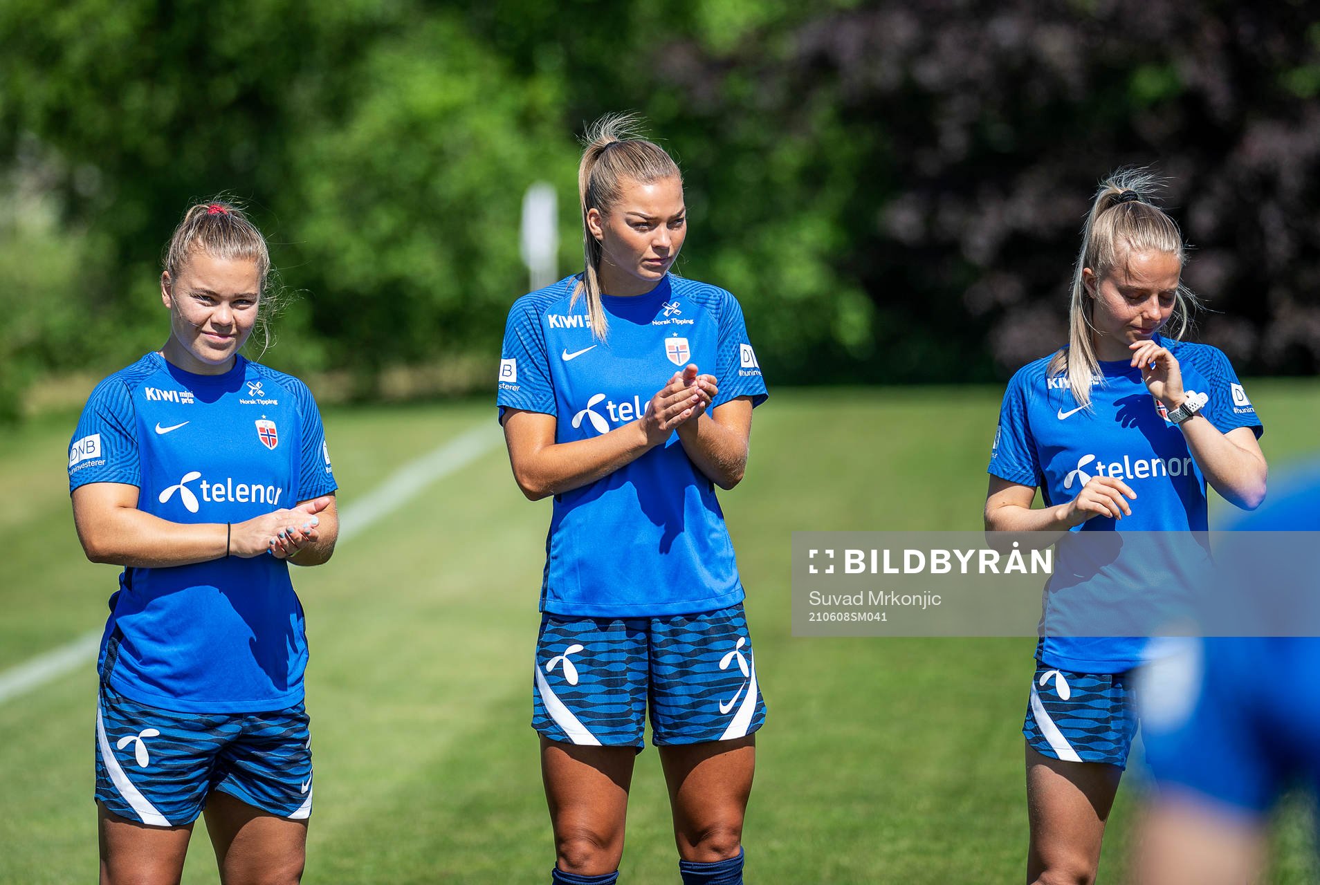 Olaug Tvedten, Malin Skulstad Sunde and Emilie Marie Aanes