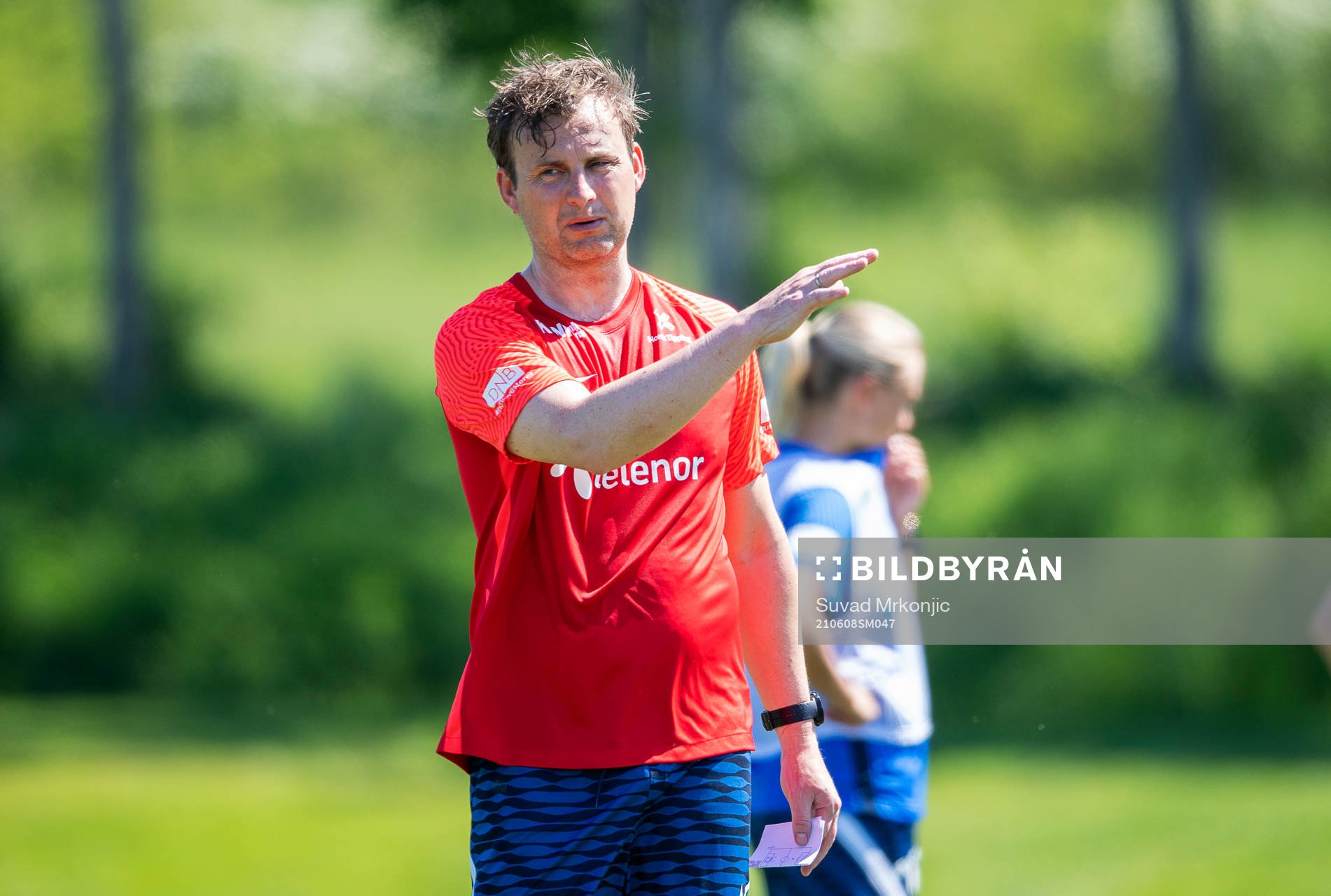 Roger Eskeland, goalkeeping coach of the Norwegian
