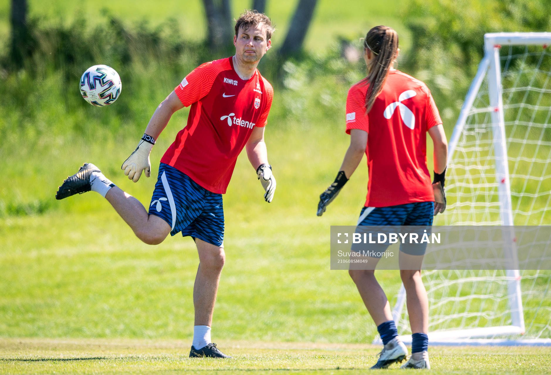 Roger Eskeland, goalkeeping coach of the Norwegian