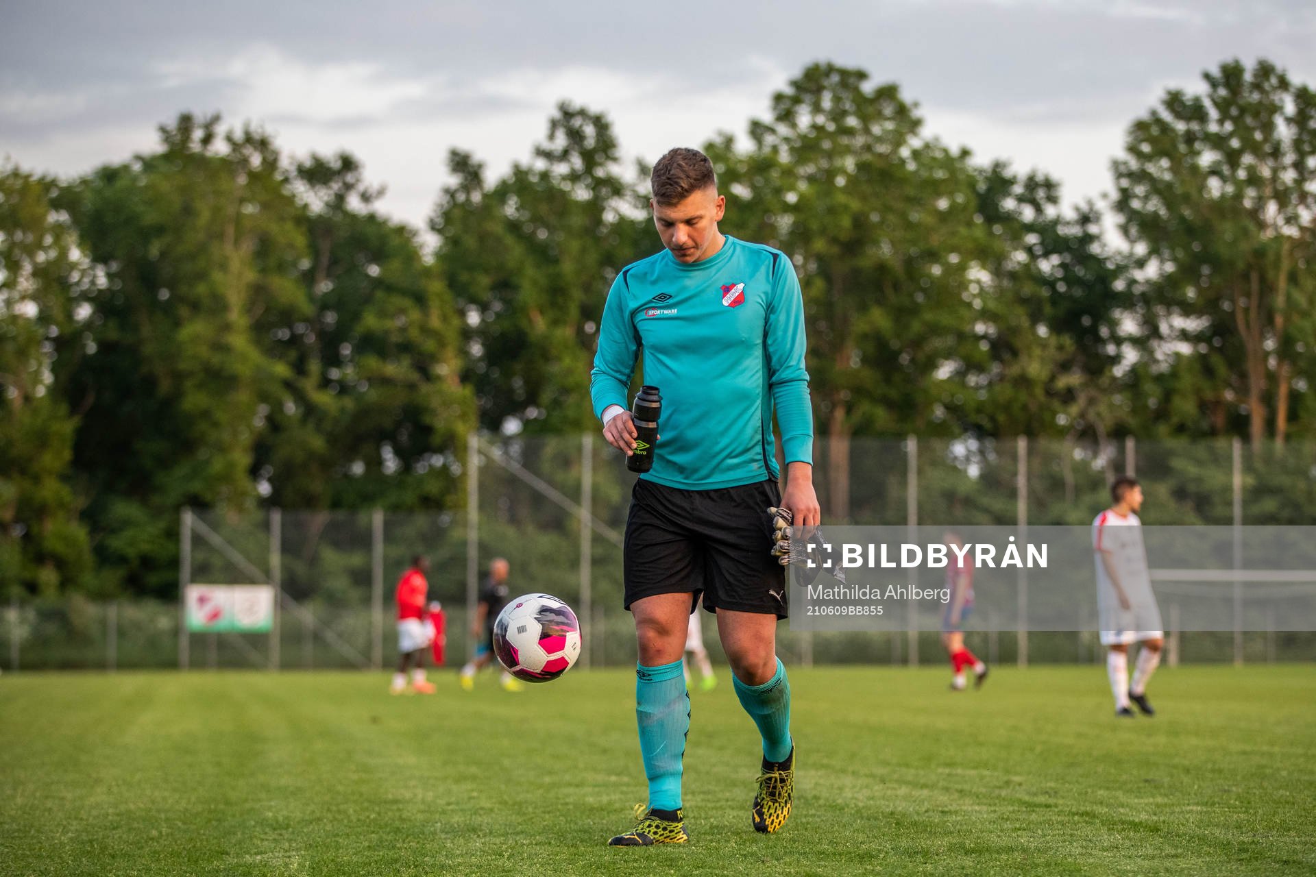Höganäs målvakt Ilija Jurisic deppar