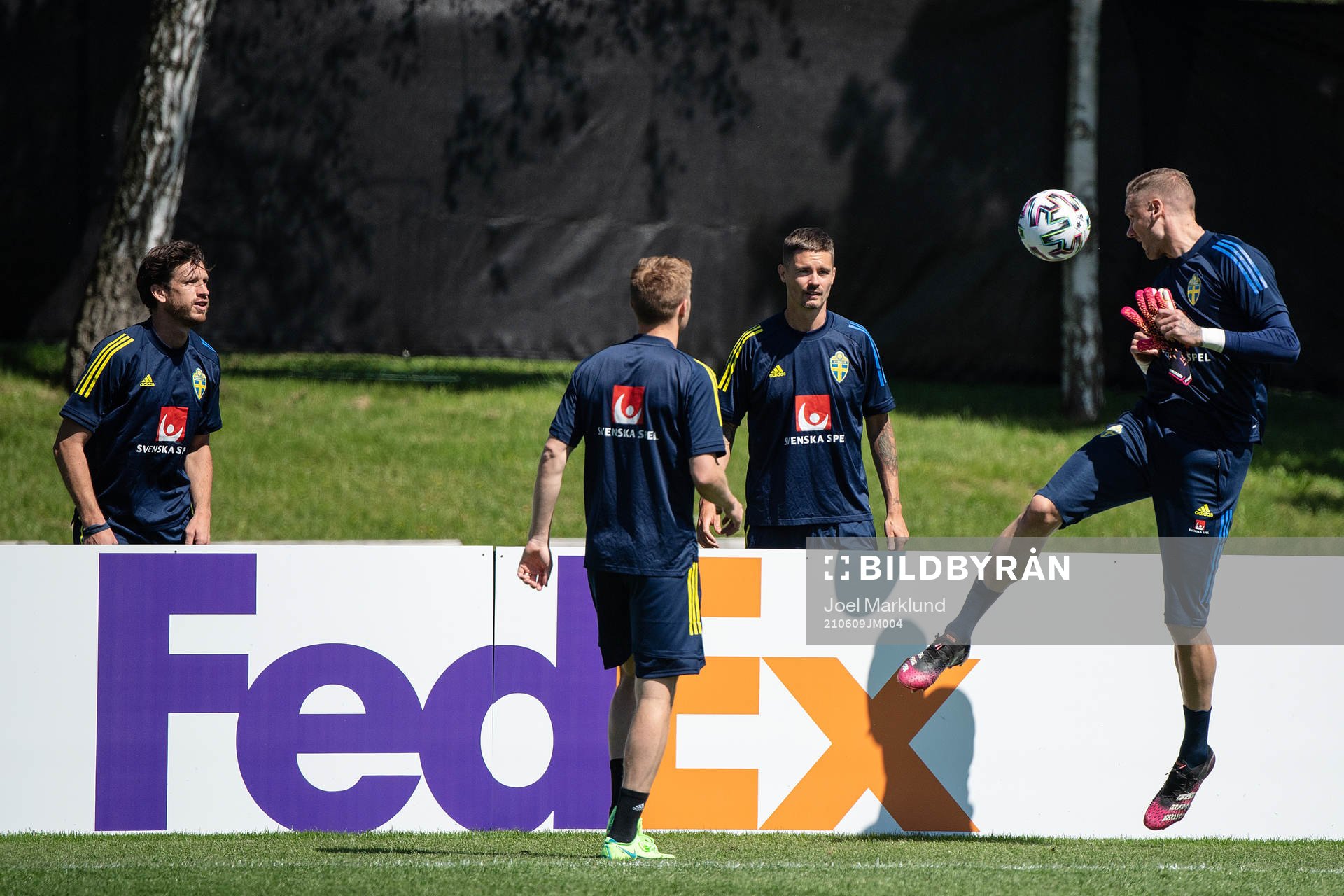 Gustav Svensson, Sebastian Larsson, Mikael Lustig and