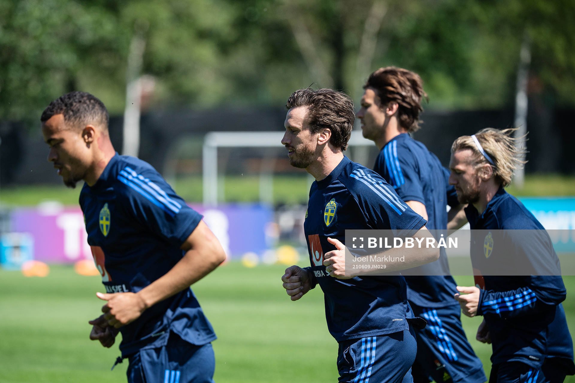 Gustav Svensson of the Swedish national football team at a