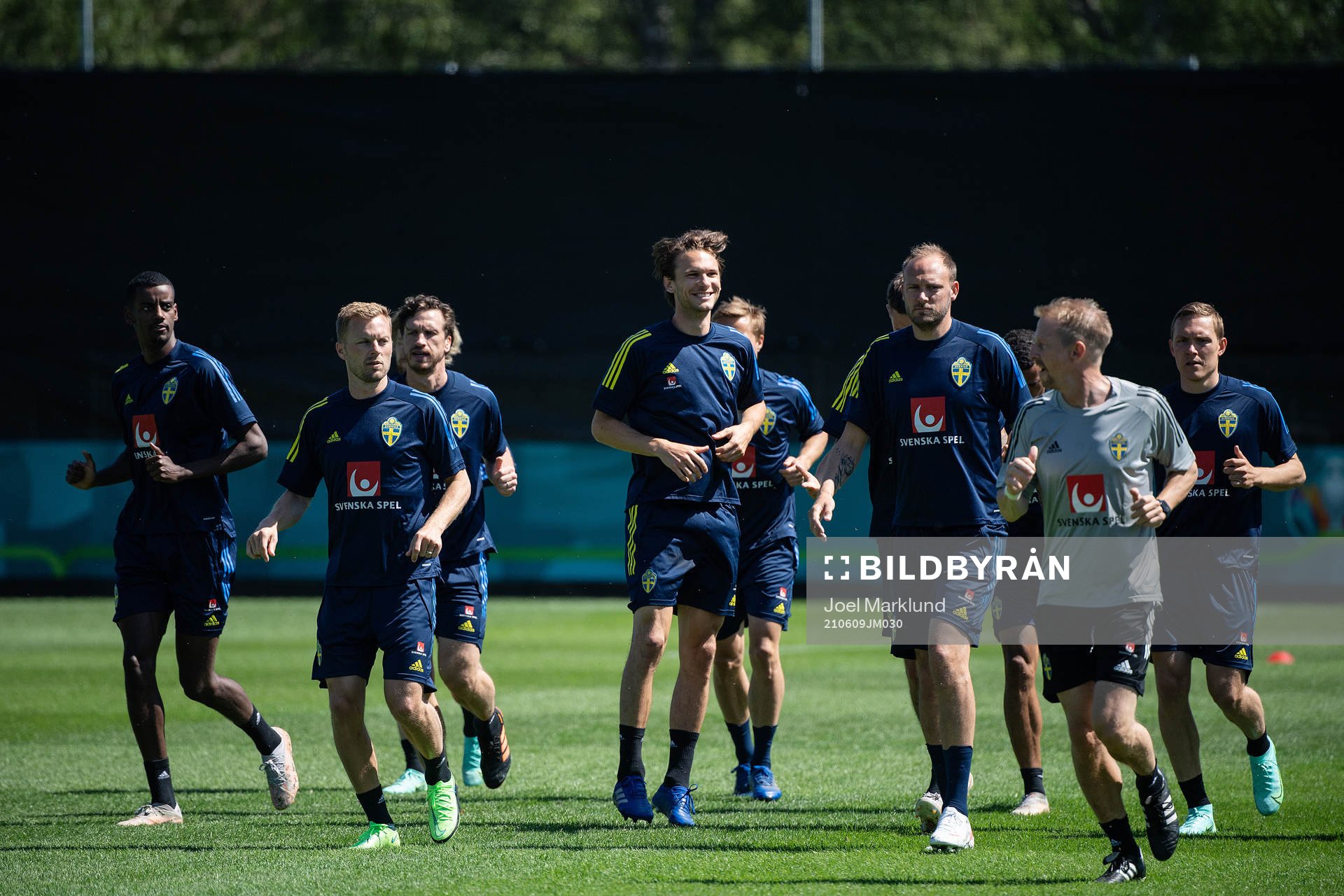 Albin Ekdal of the Swedish national football team at a