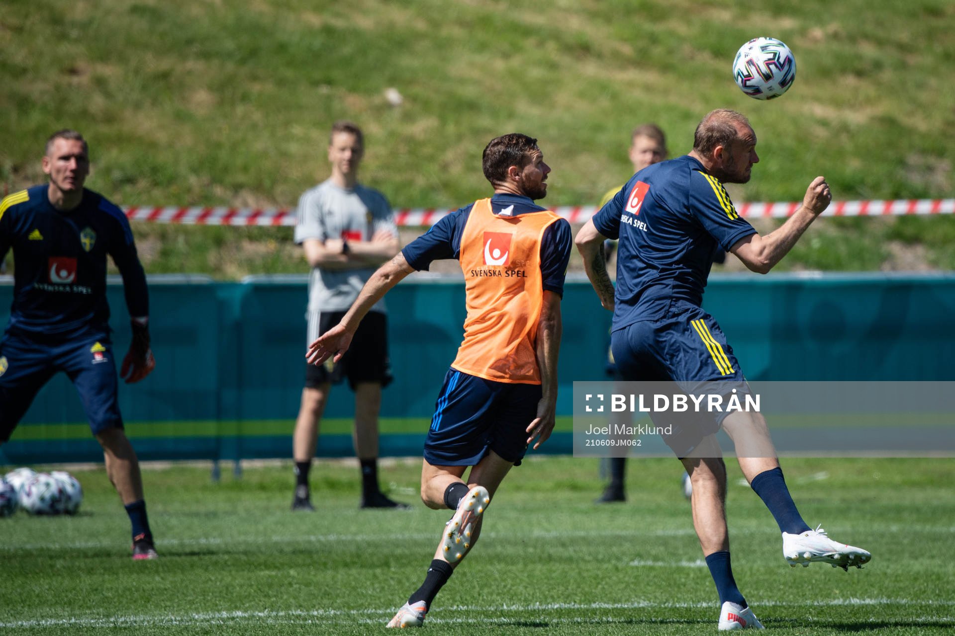 Marcus Berg and Andreas Granqvist of the Swedish national