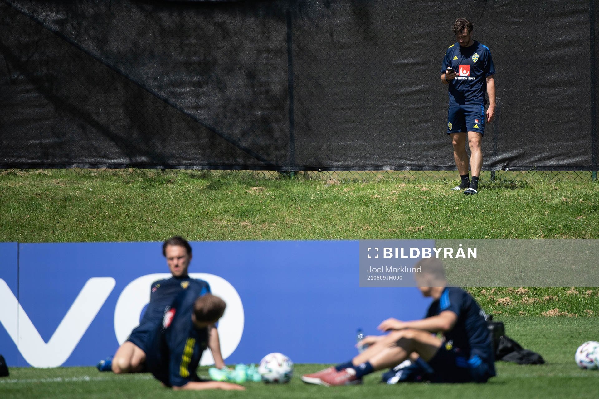 Gustav Svensson of the Swedish national football team with