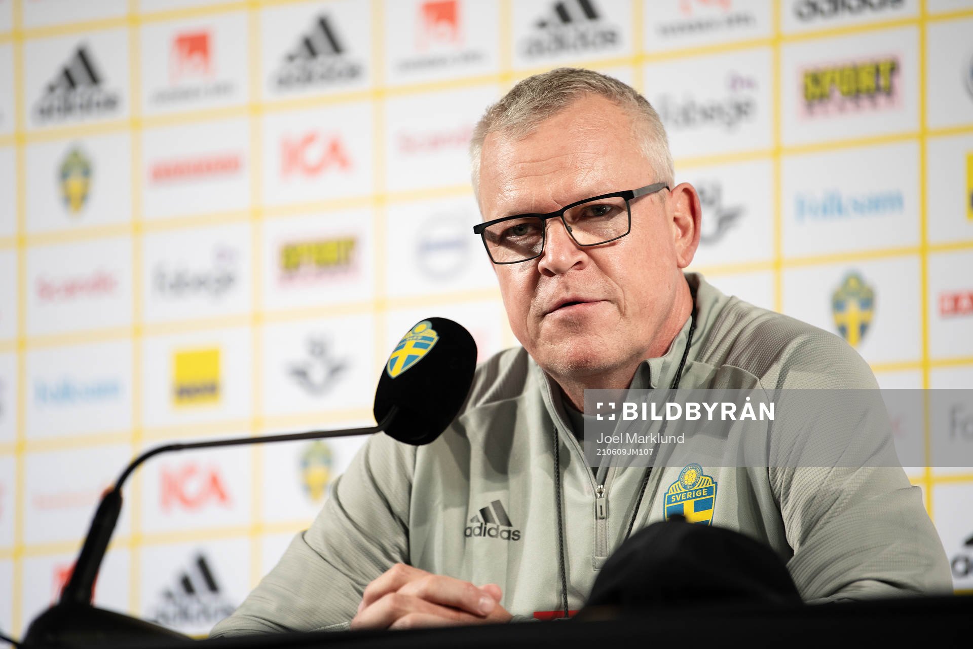 Janne Andersson, head coach of the Swedish national