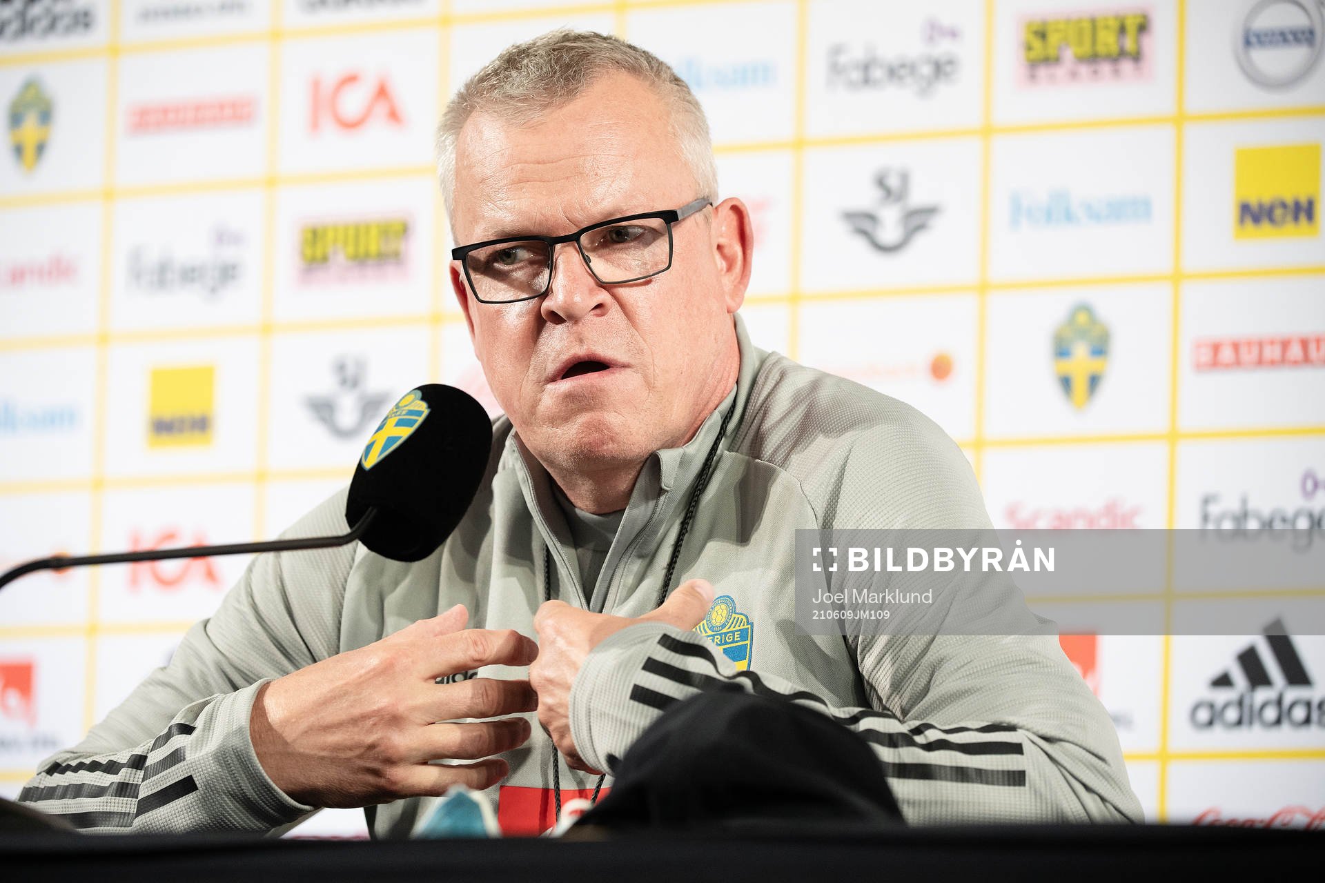 Janne Andersson, head coach of the Swedish national