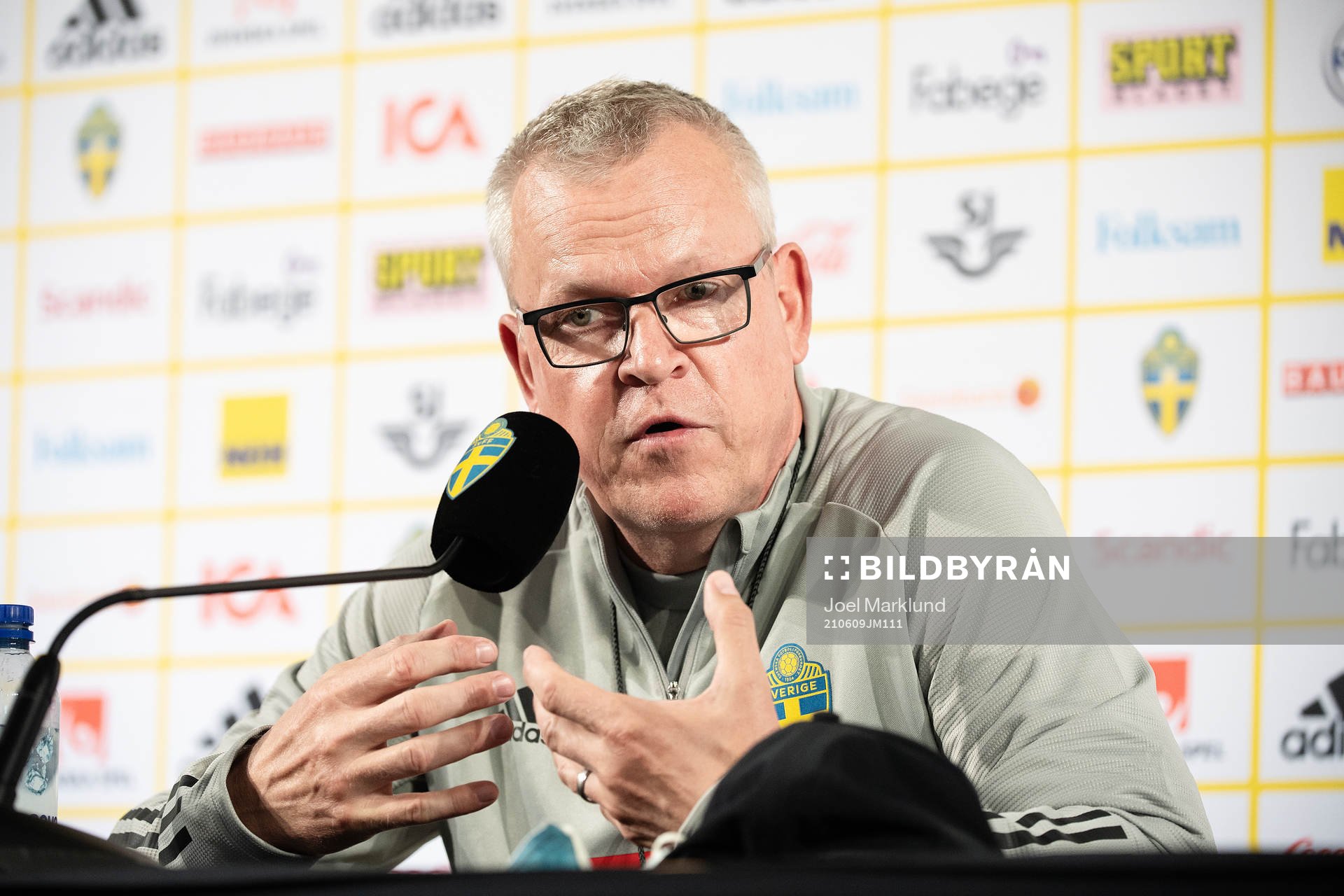 Janne Andersson, head coach of the Swedish national