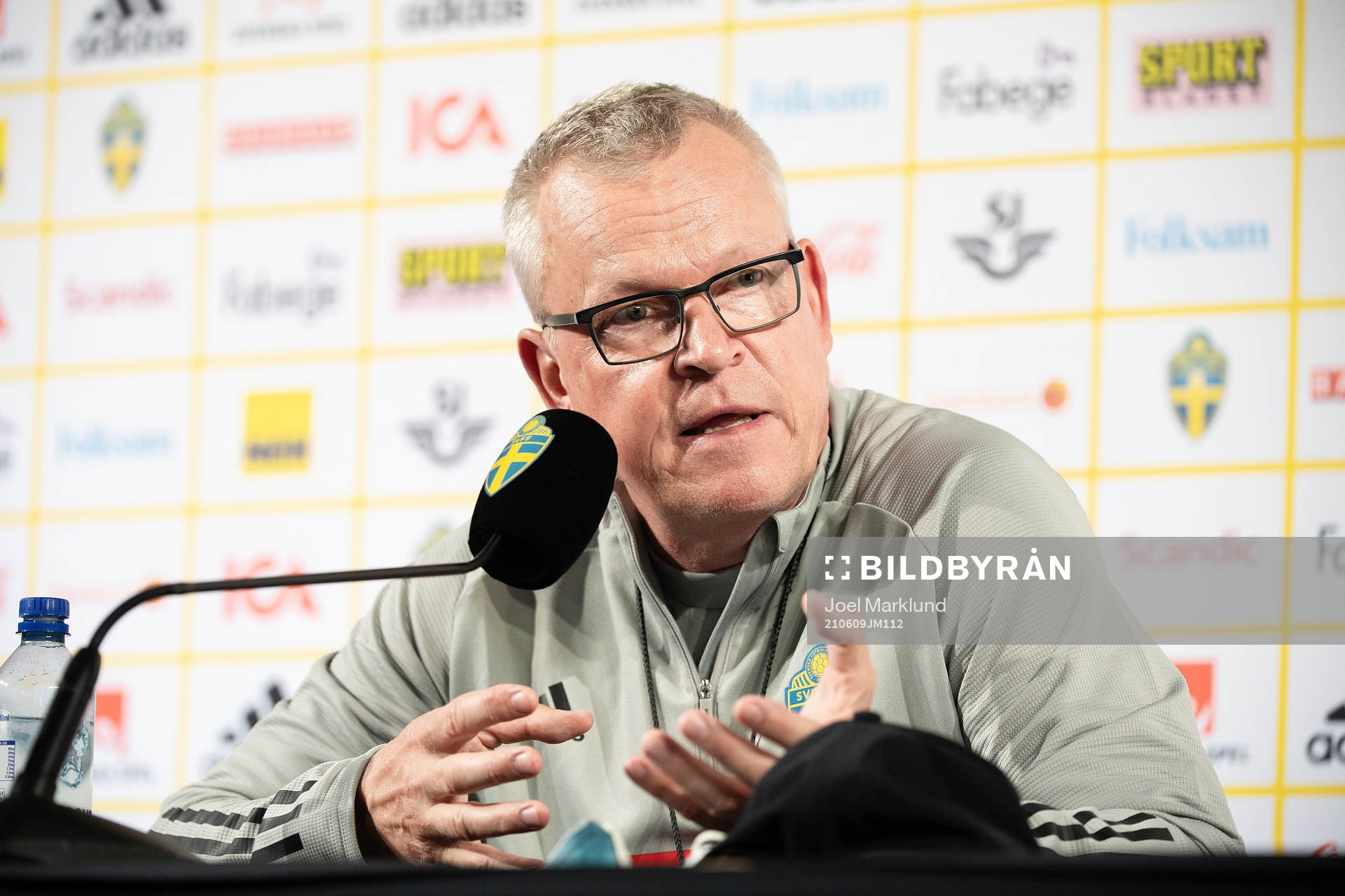 Janne Andersson, head coach of the Swedish national