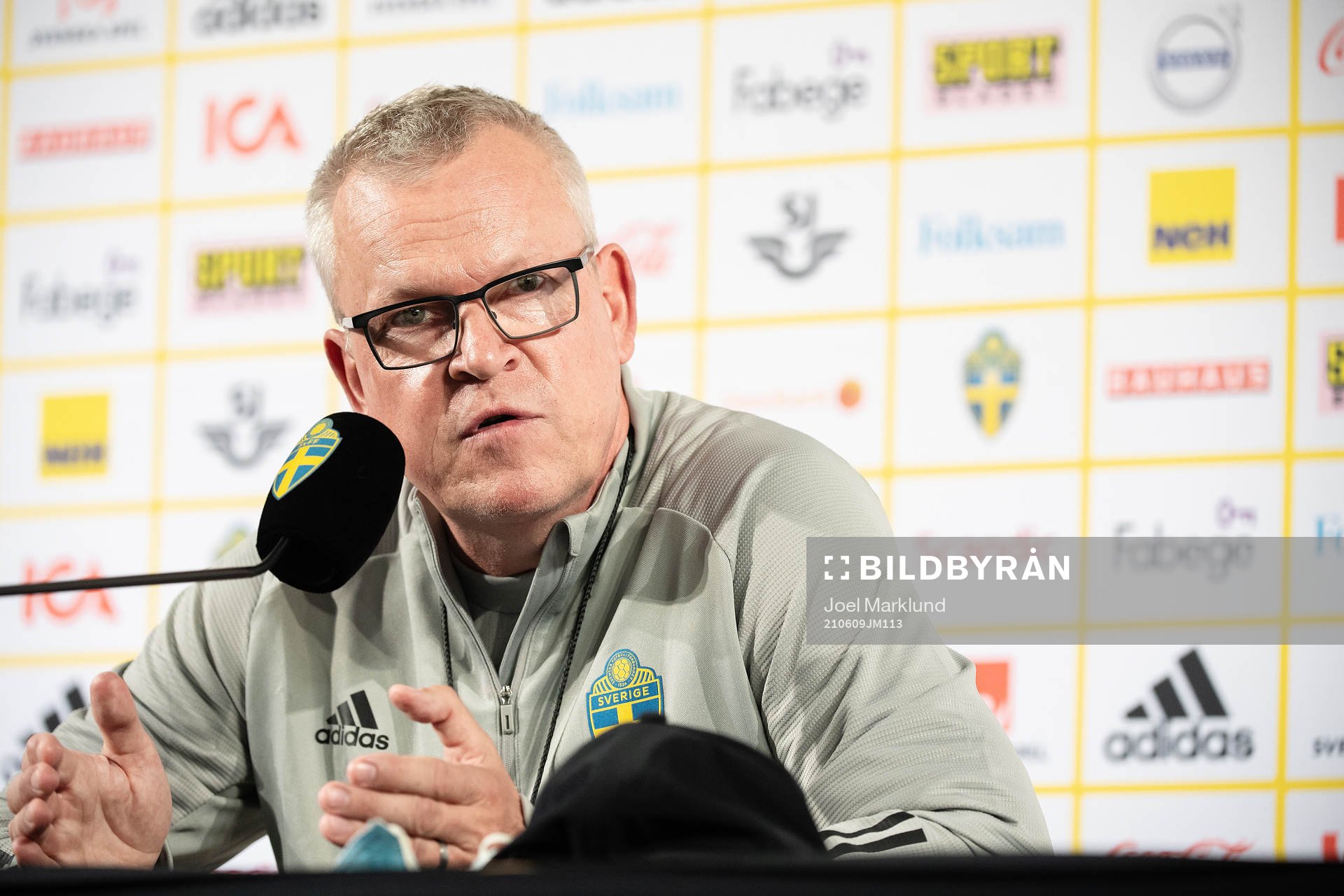 Janne Andersson, head coach of the Swedish national