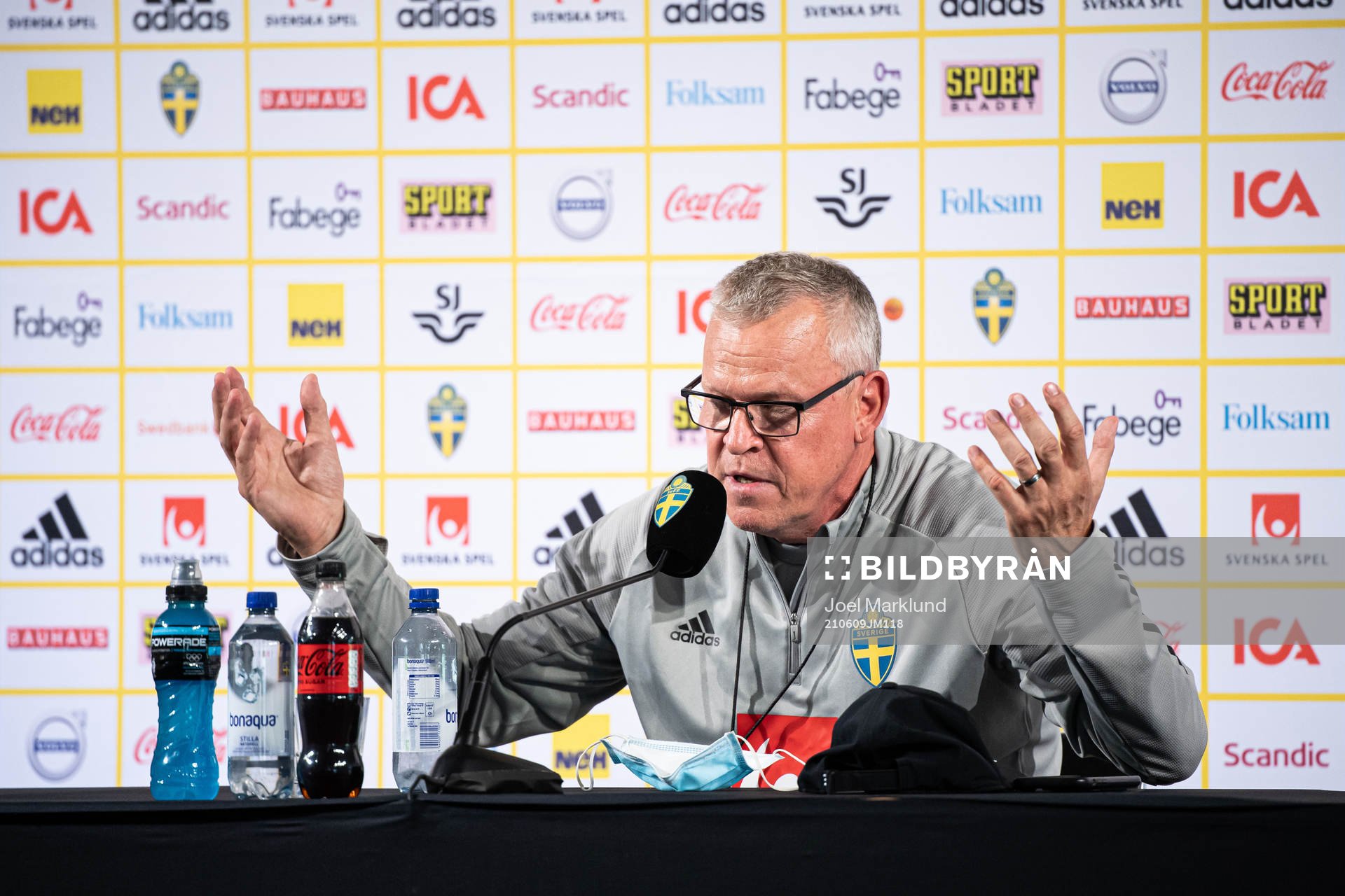 Janne Andersson, head coach of the Swedish national