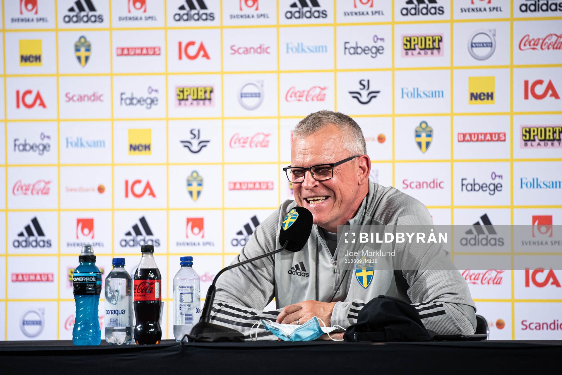 Janne Andersson, head coach of the Swedish national