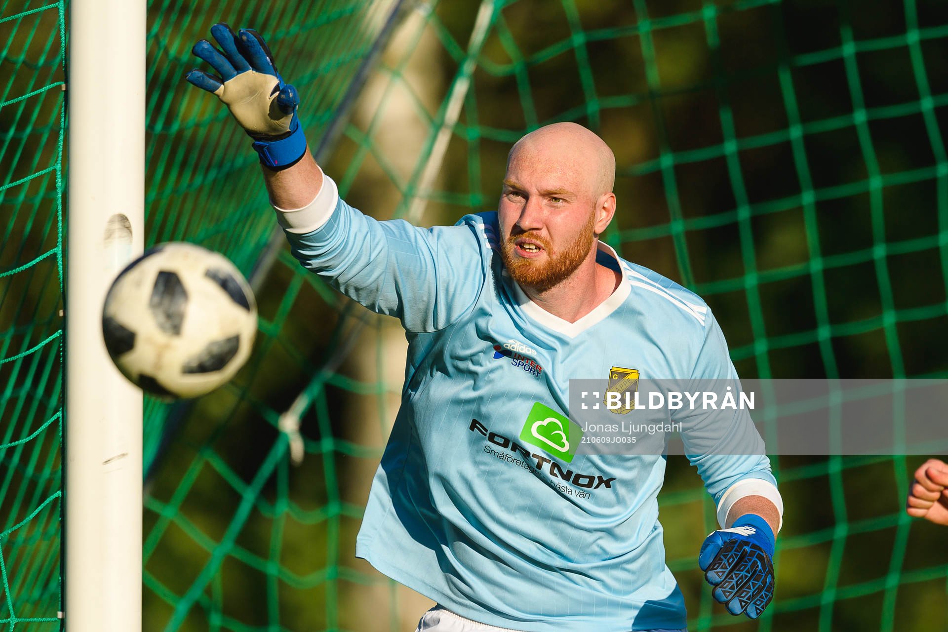 Räppes målvakt Jonathan Lindahl