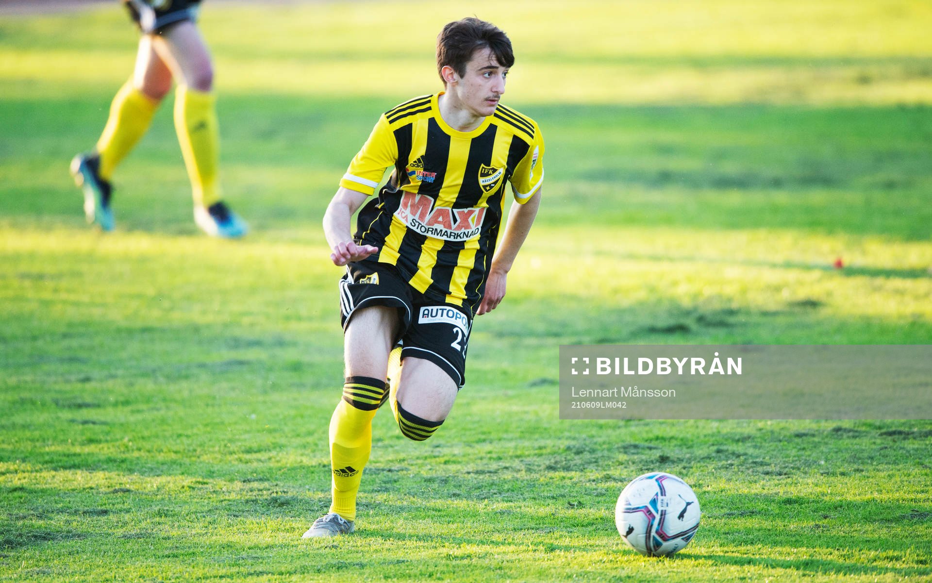 IFK Hässleholms Armin Culum i matchen i division 2 Södra