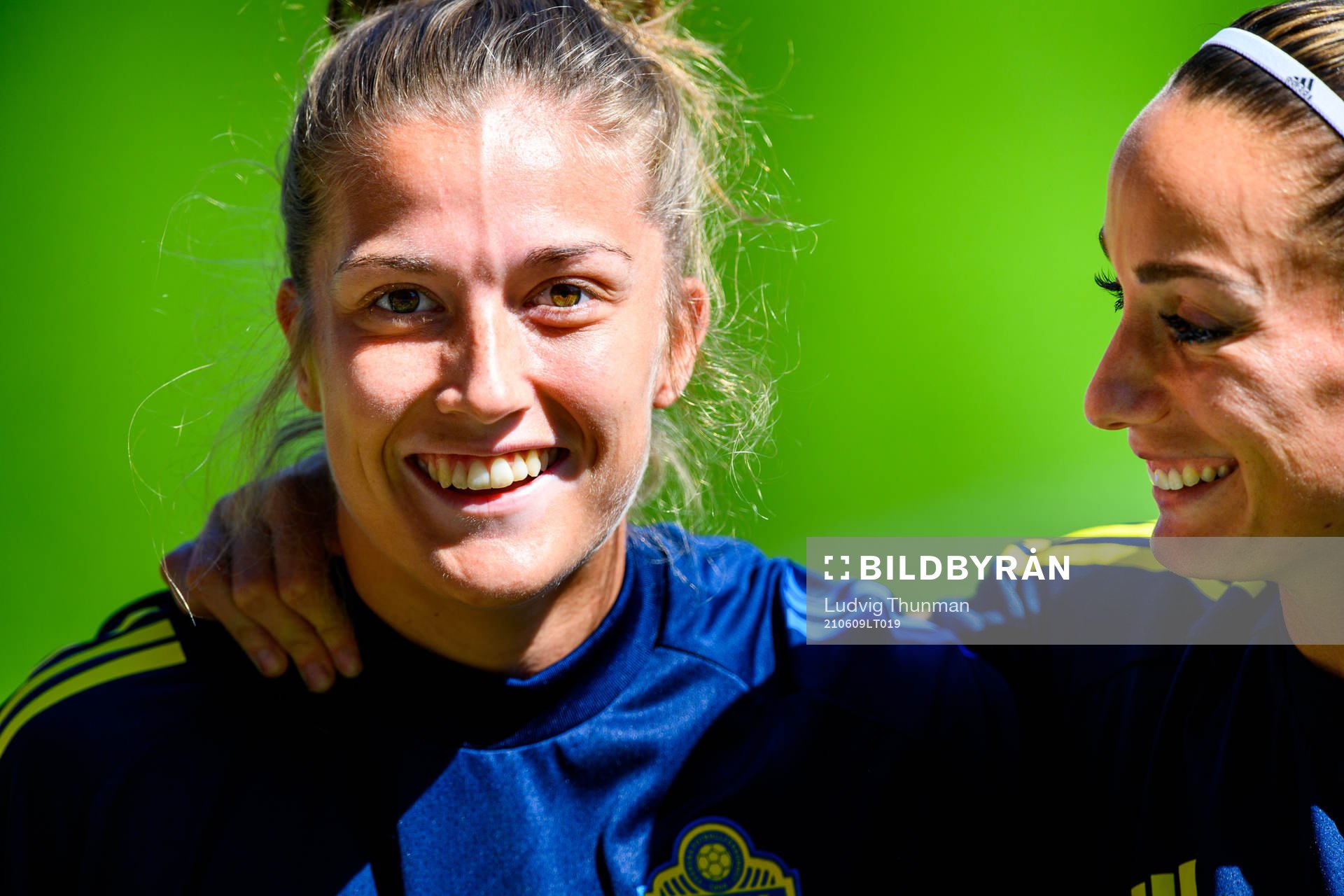 Tomas Håkansson, Goalkeeper coach during a training and press conference with the Swedish women's national football team on June 9, 2021 in Kalmar. 