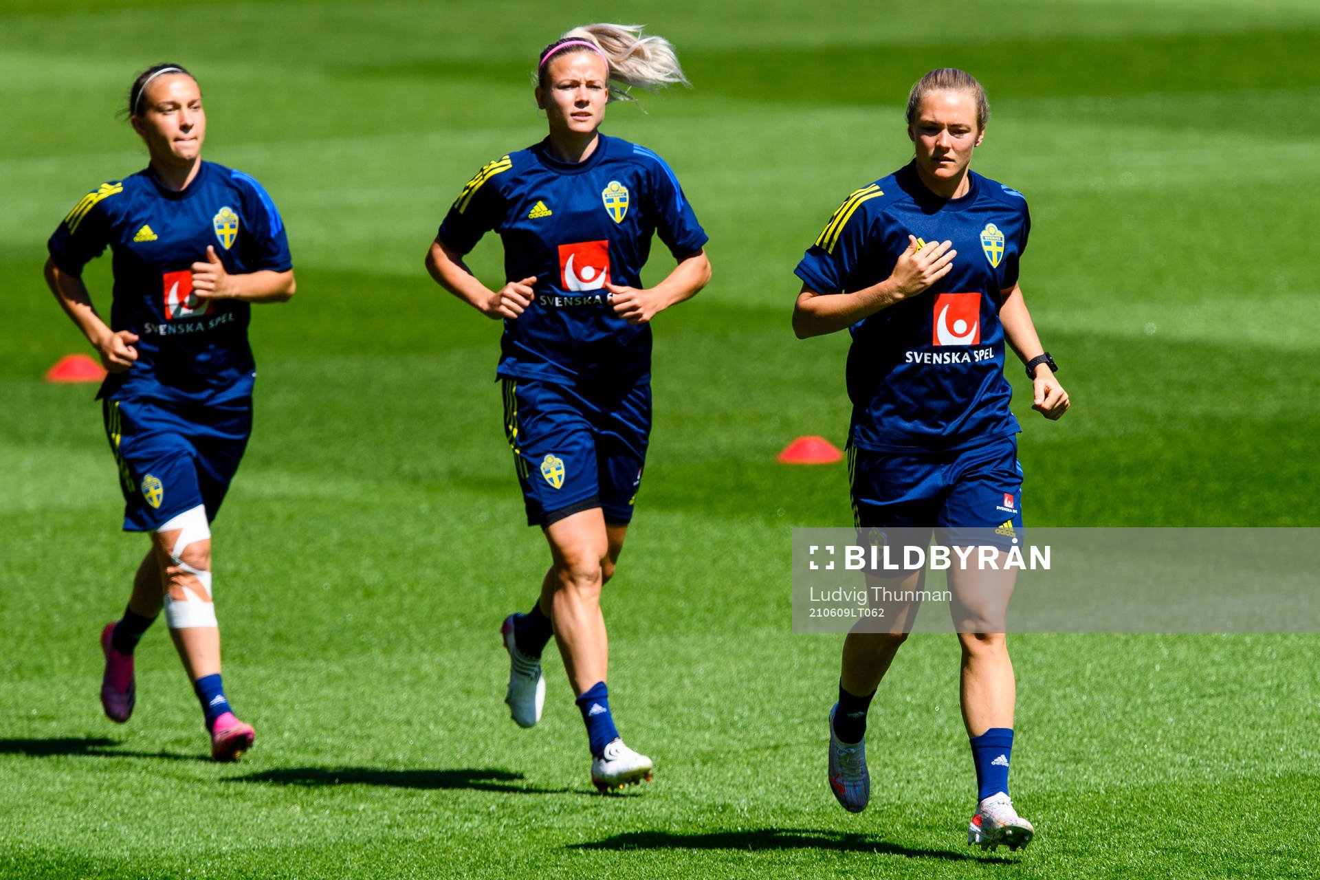 Julia Zigiotti Olme, Hanna Glas and Magdalena Eriksson