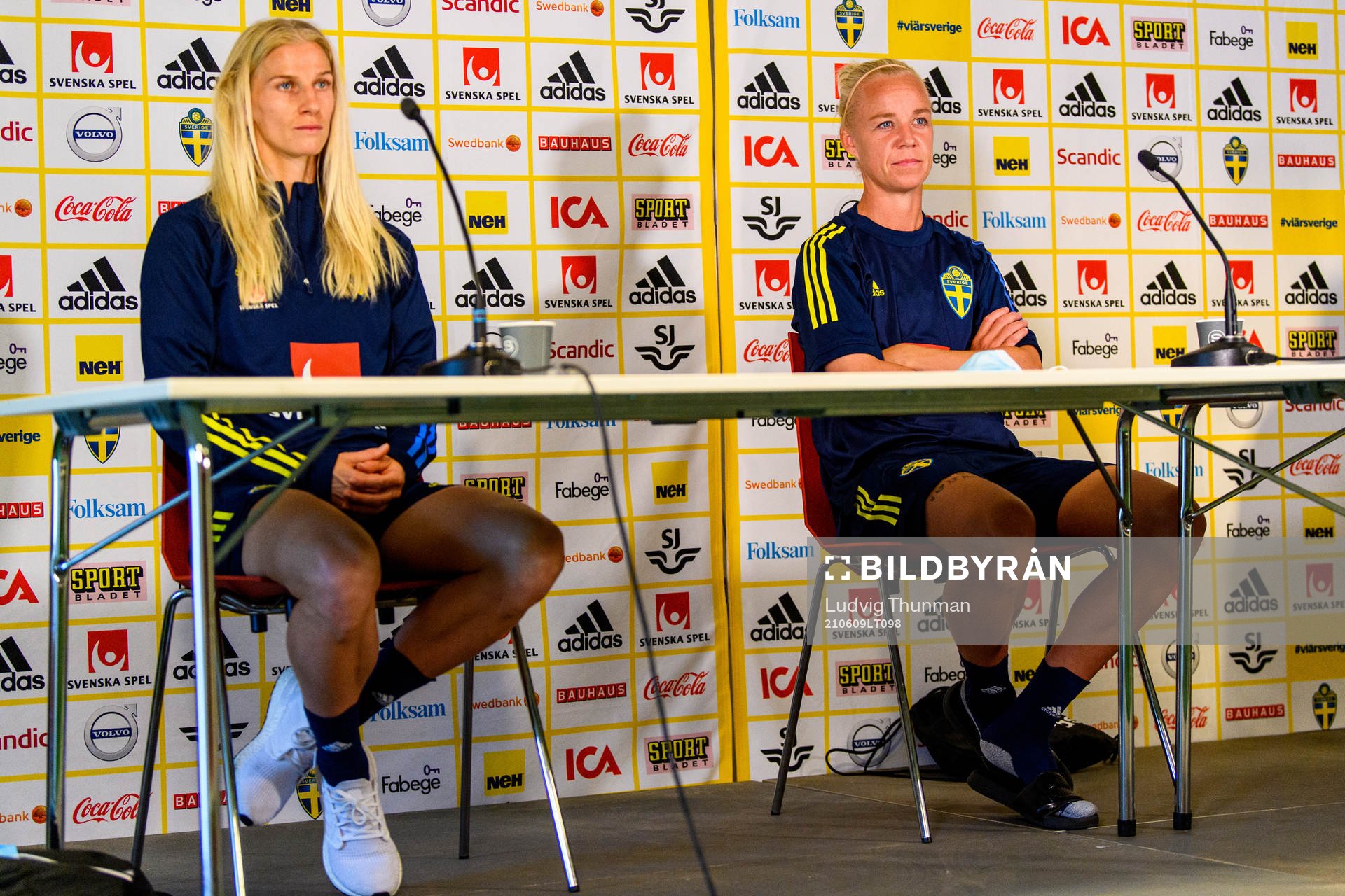 Sofia Jakobsson and Caroline Seger