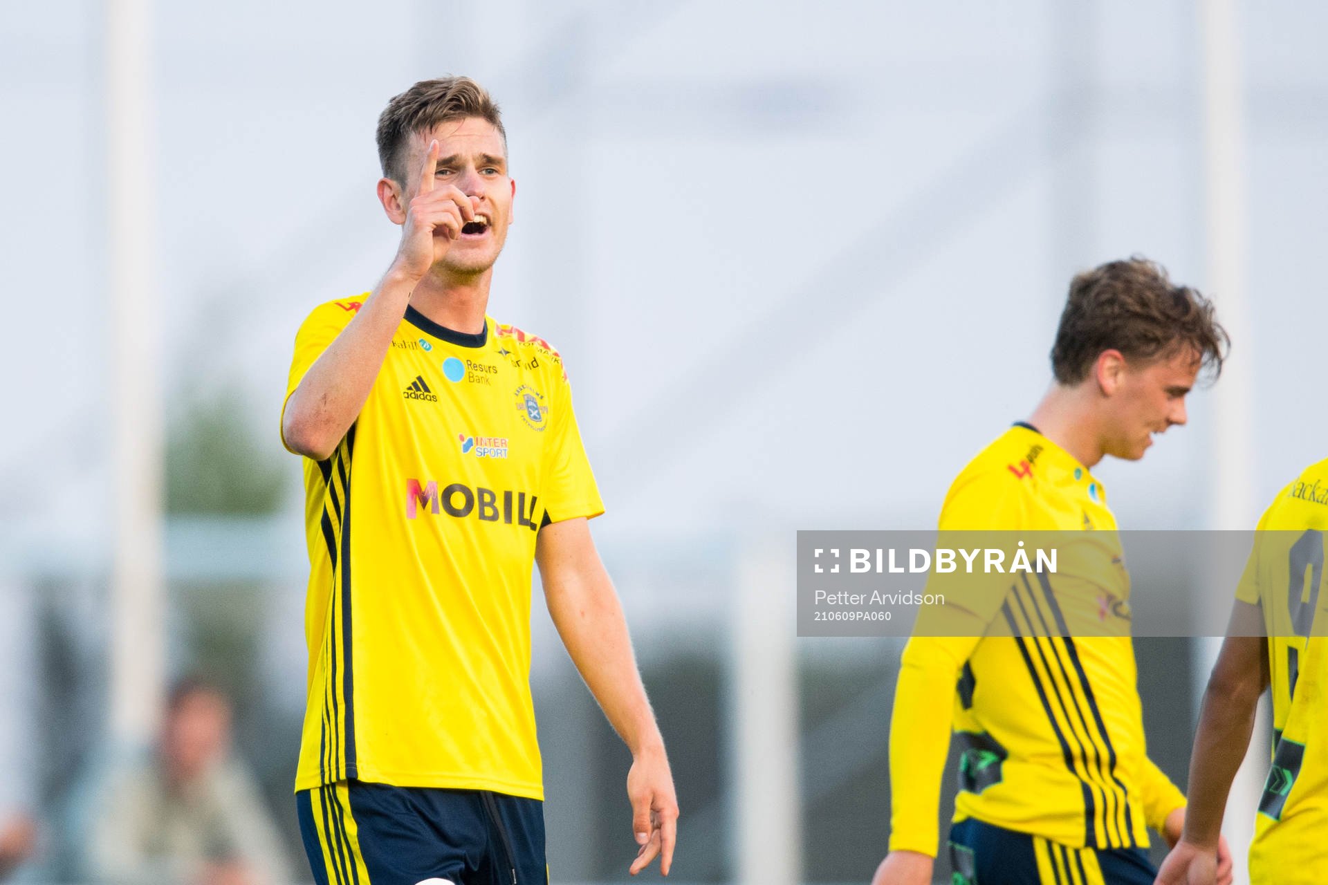 Ängelholms Niklas Svensson jublar