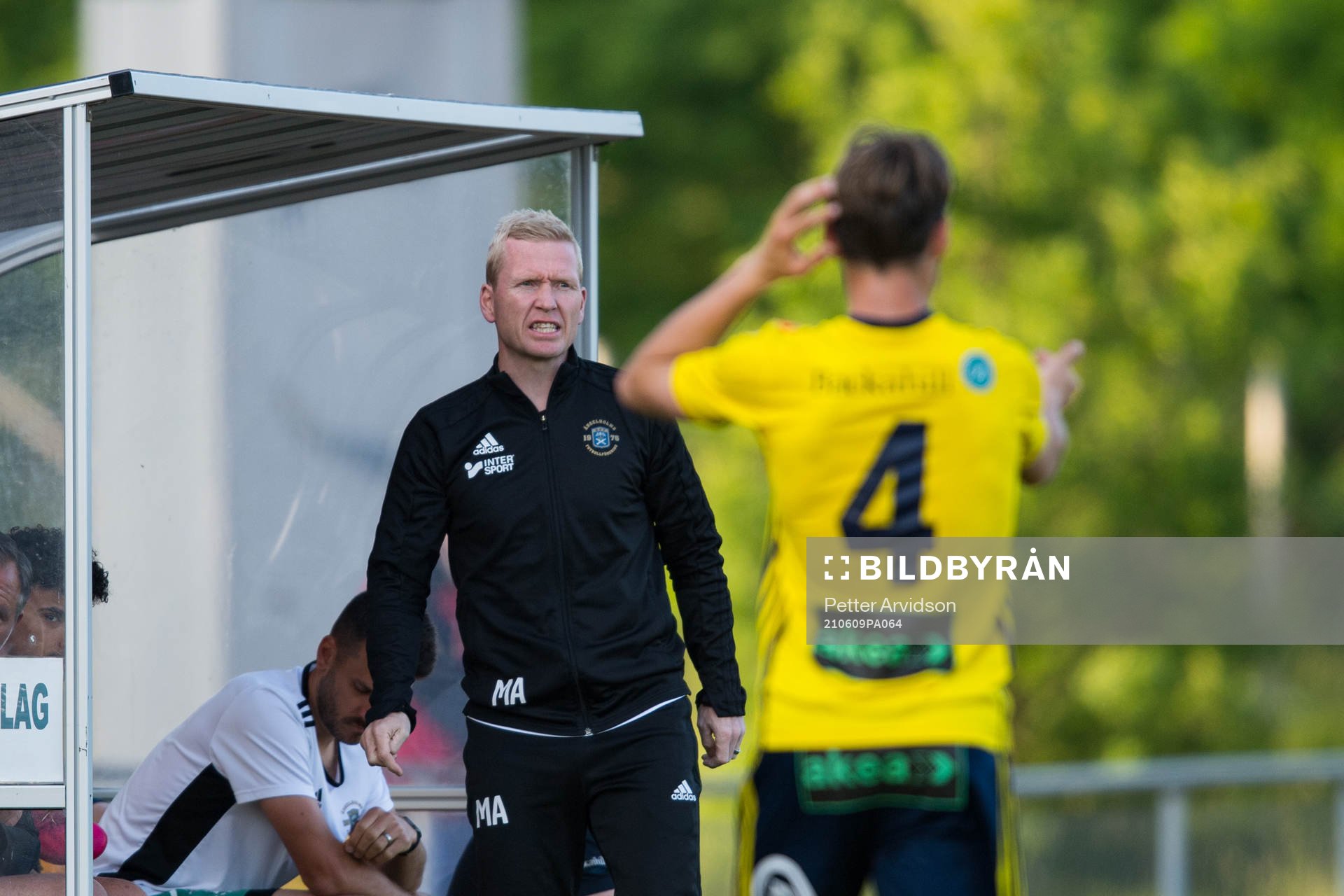 Ängelholms assisterande tränare Mattias Adelstam