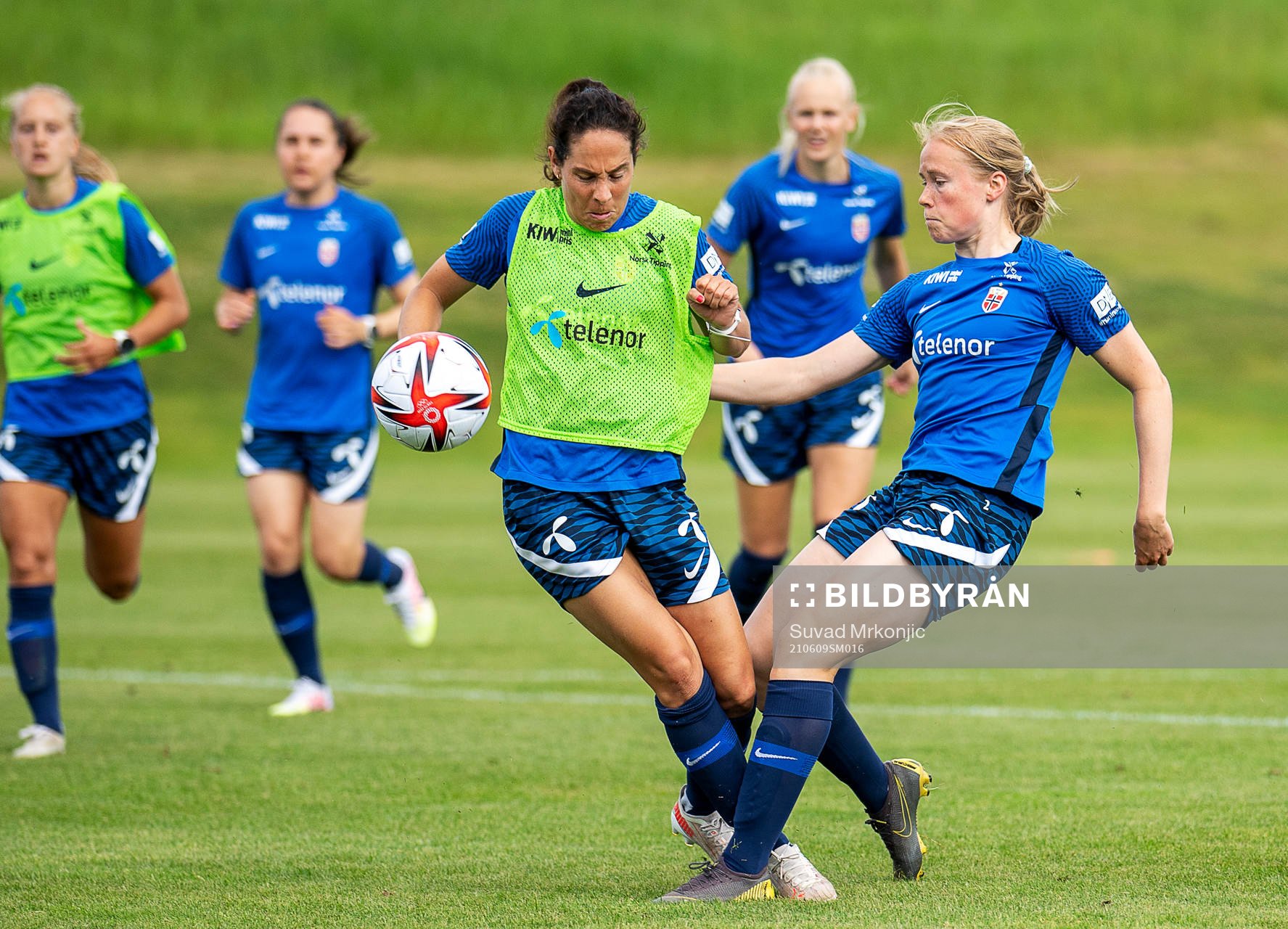 Ingrid Moe Wold and Julie Blakstad of the Norwegian