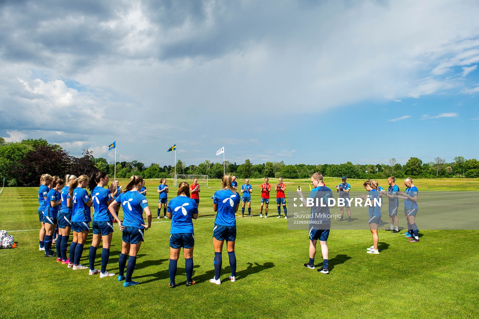 Players of the Norwegian women’s national football team