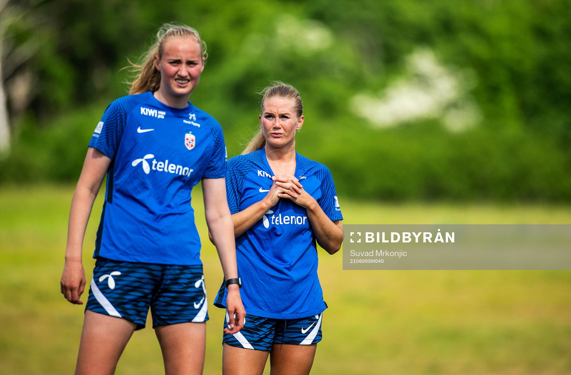 Emilie Bragstad and Lisa-Marie Karlseng Utland of the