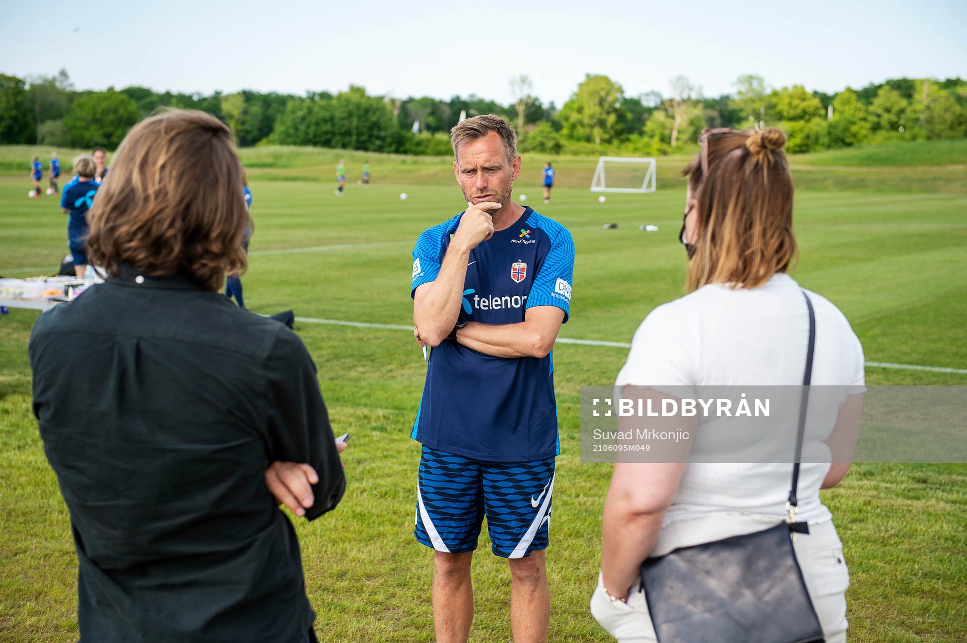 Headcoach Martin Sjögren of the Norwegian women’s