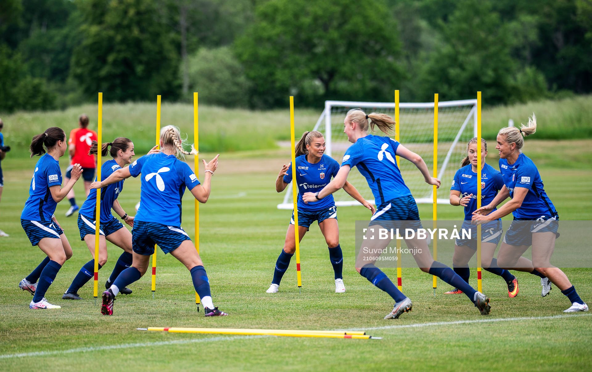 Players of the Norwegian women’s national football team