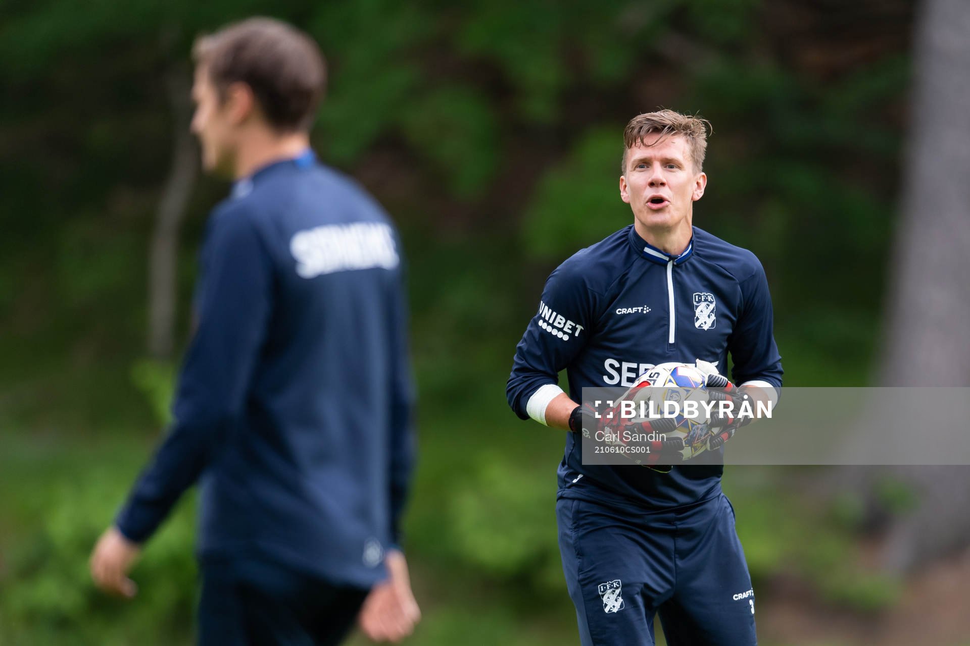 IFK Göteborgs Pontus Wernbloom under en fotbollsträning den 10 juni 2021 i Göteborg. 