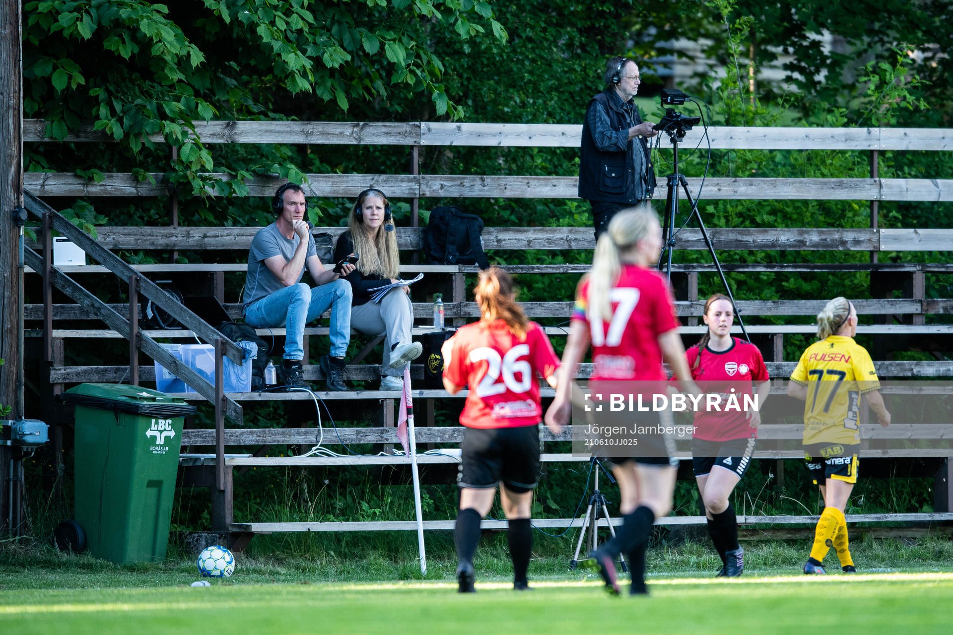 Youtube kanalen Borås fotboll sände träningsmatchen i