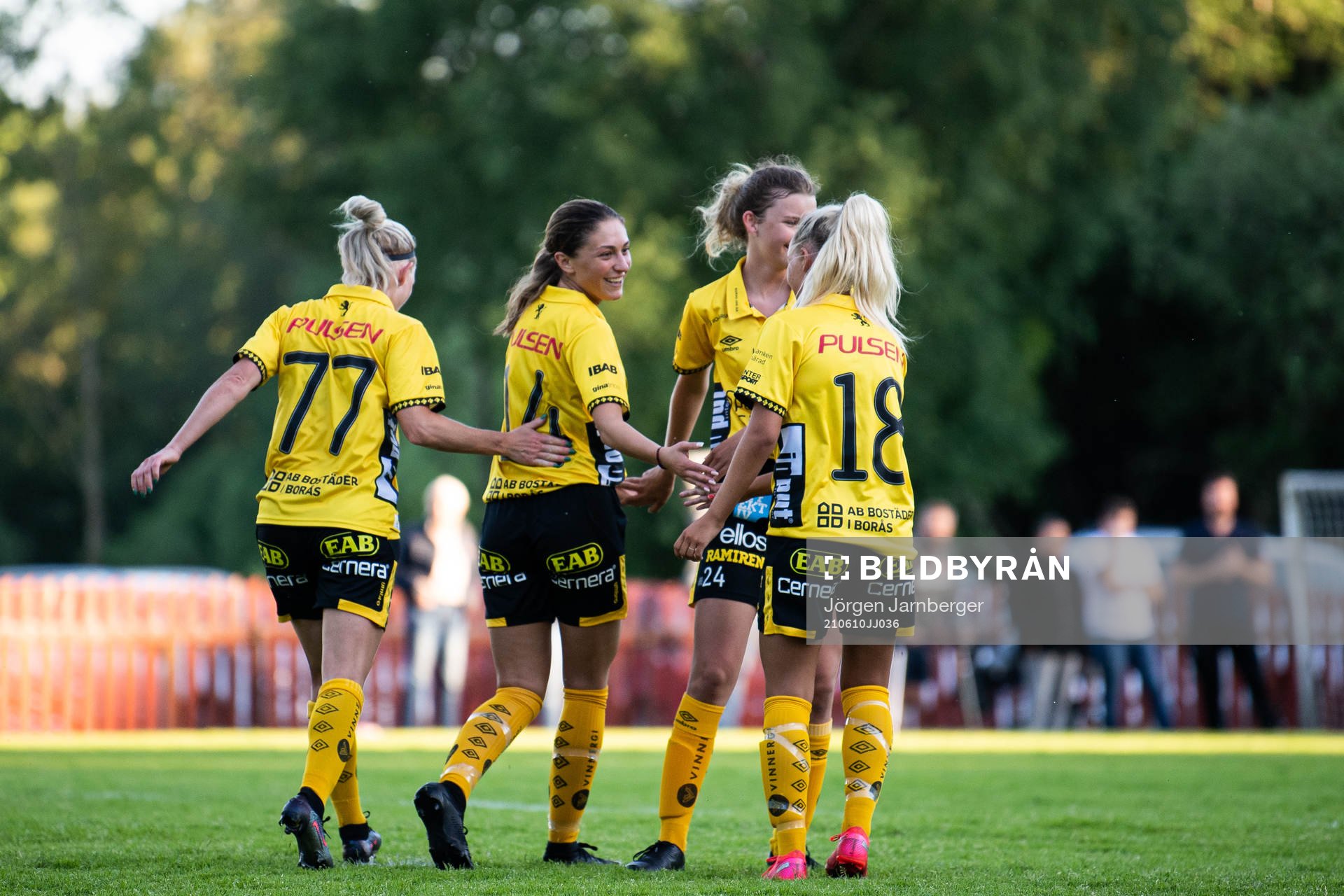 Elfsborgs spelare jublar