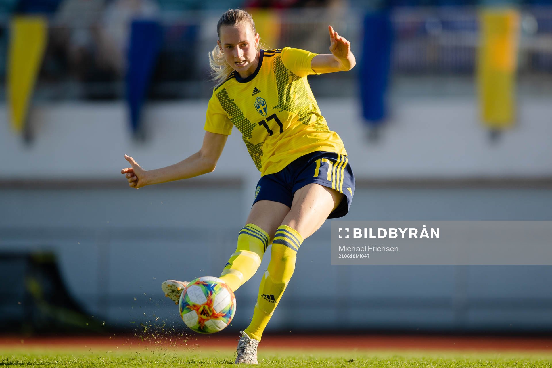 Sveriges Ellen Wangerheim skjuter 2-0