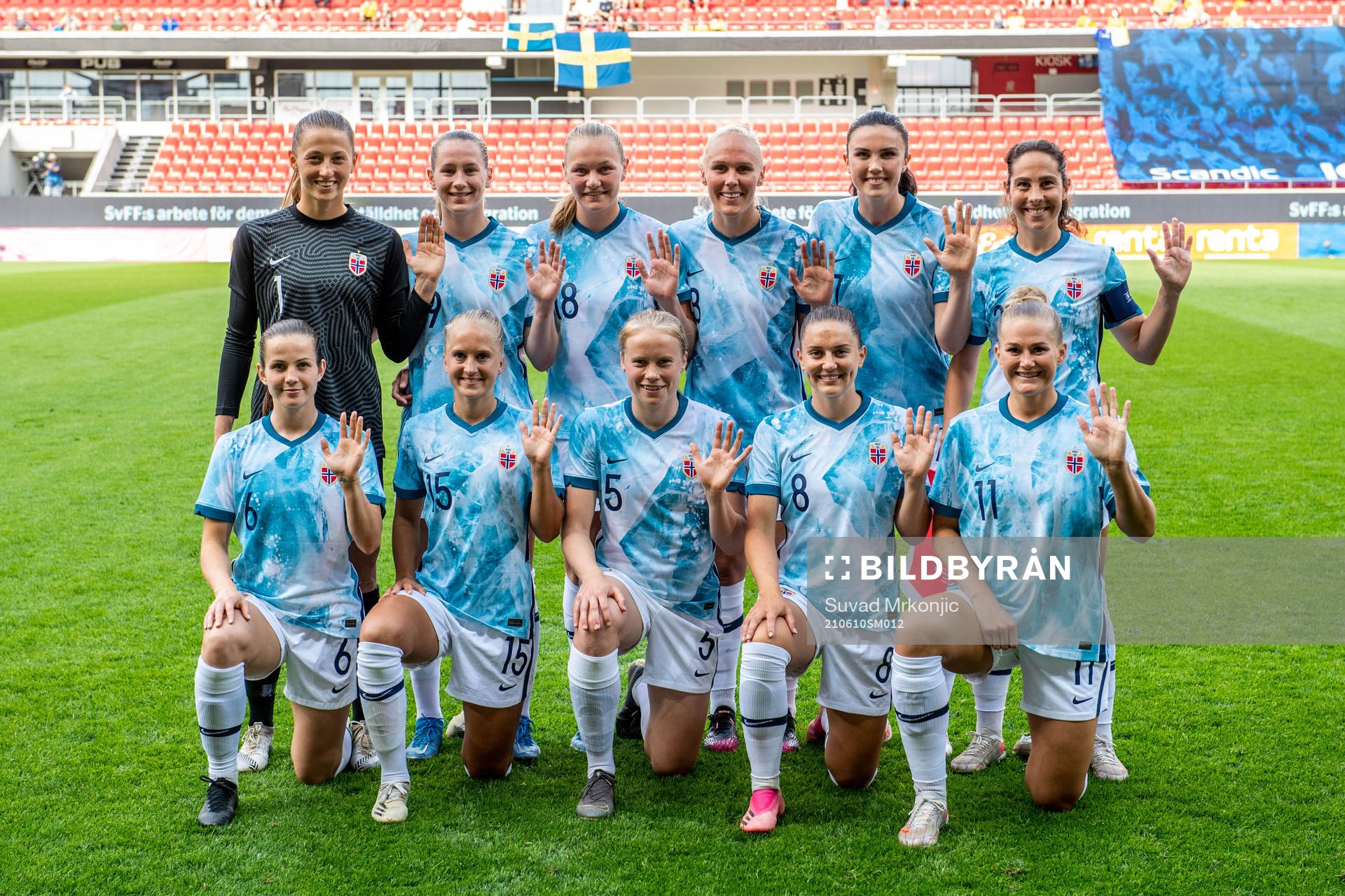 Starting eleven of Norway