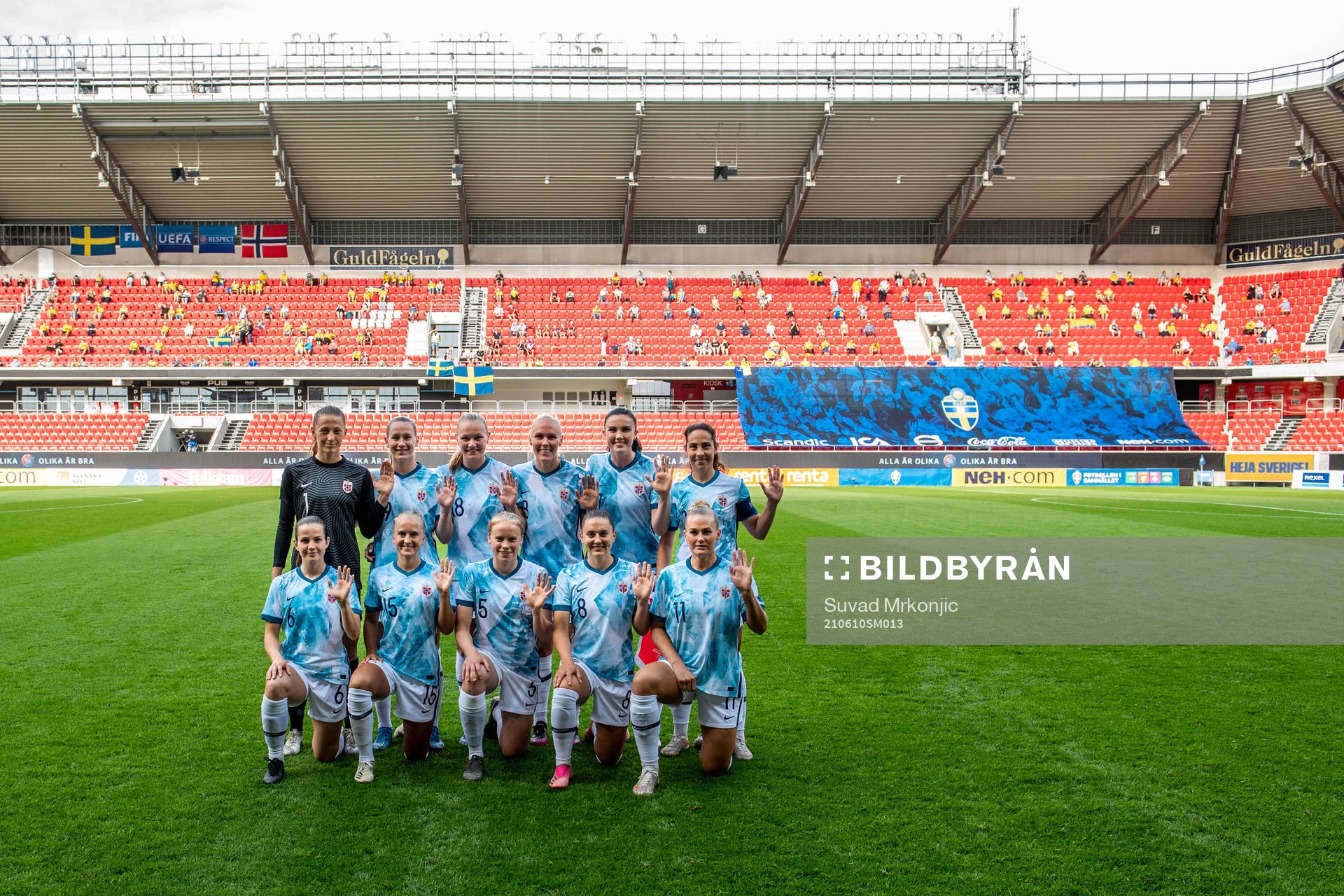 Starting eleven of Norway