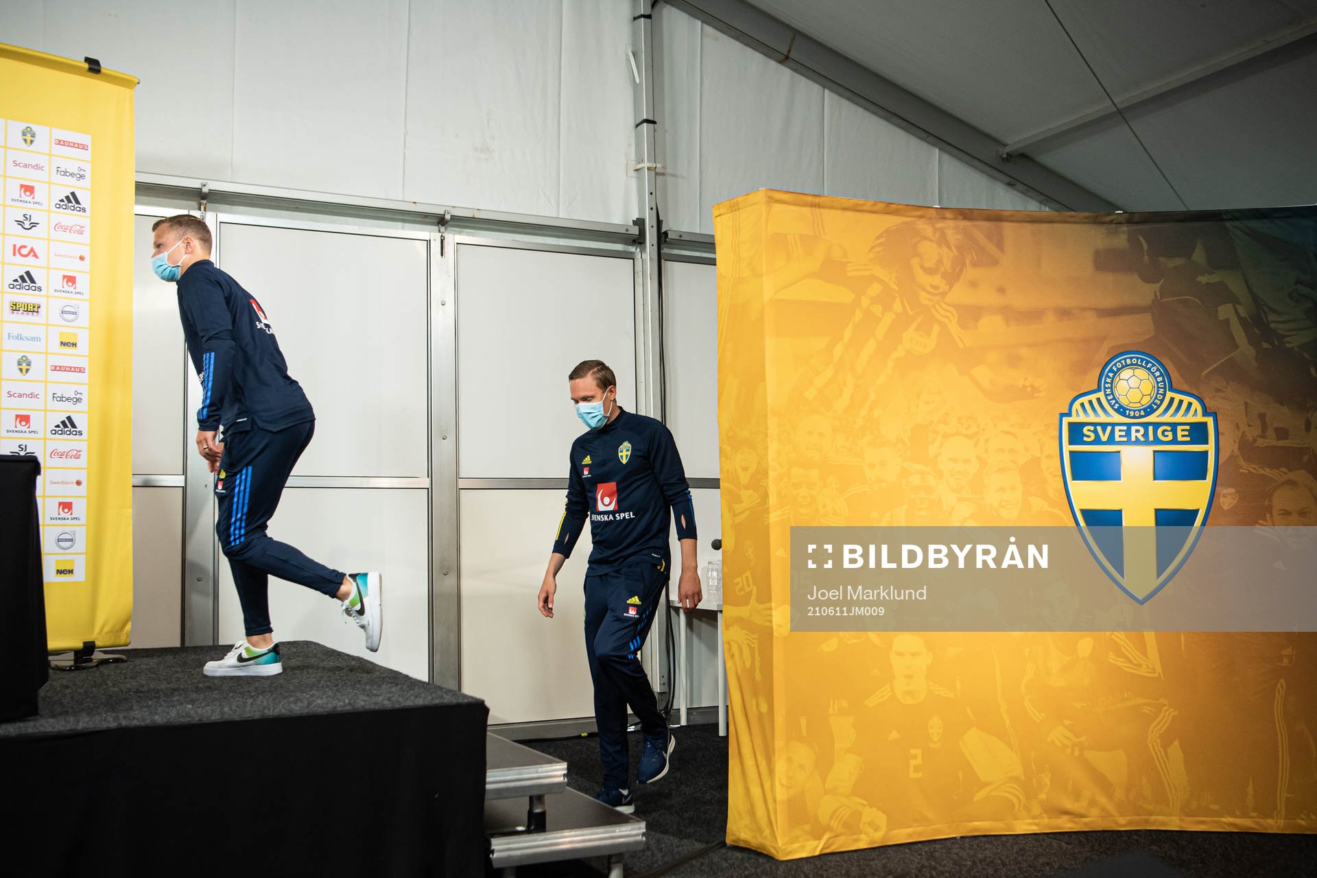 Viktor Claesson and Ludwig Augustinsson of the Swedish