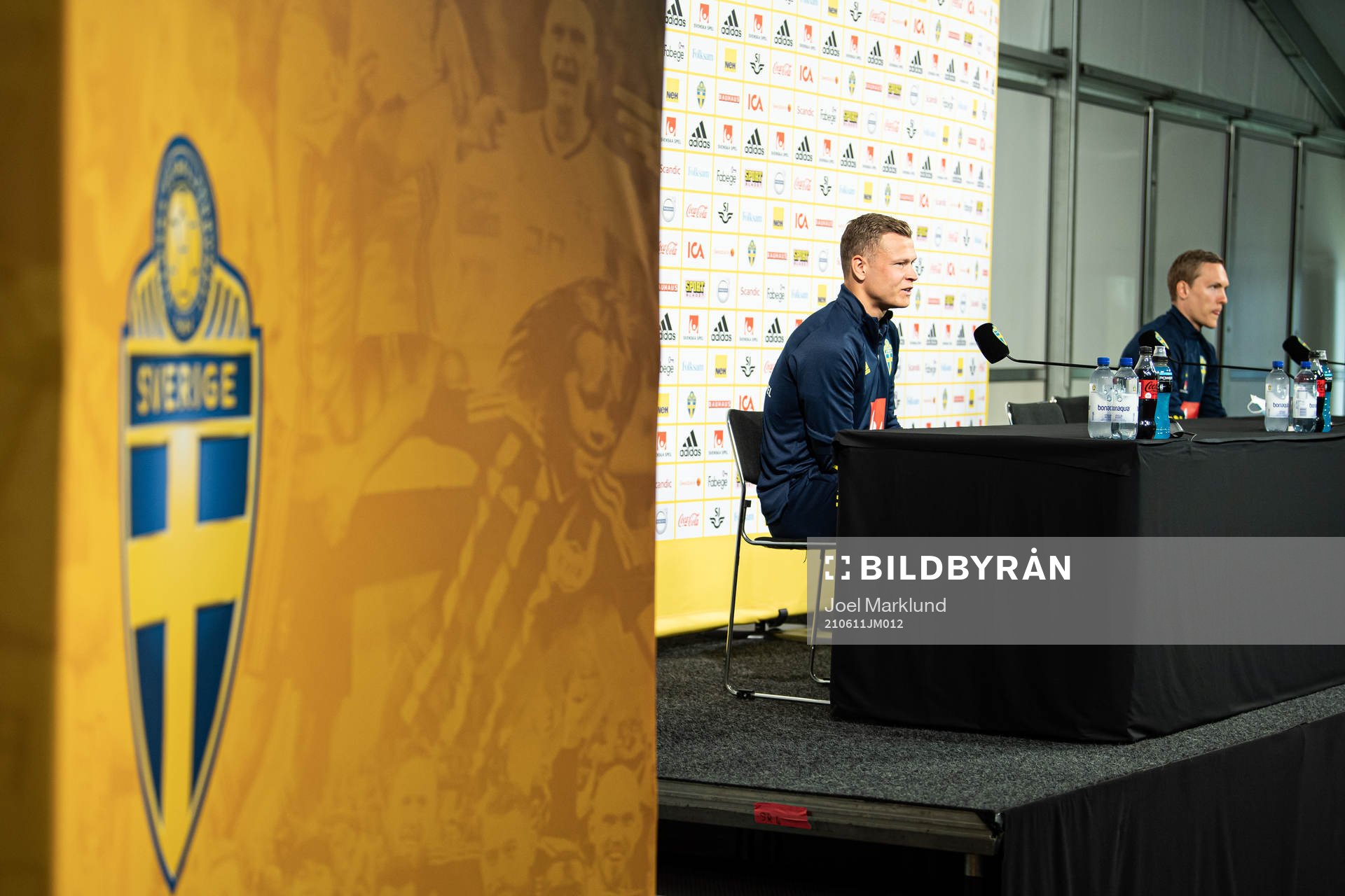 Viktor Claesson and Ludwig Augustinsson of the Swedish