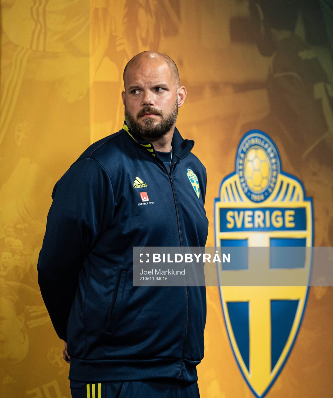 Press officer Jakob Kakembo Andersson of the Swedish