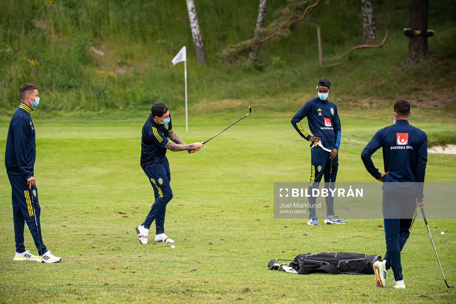 Mikael Lustig, Victor Nilsson Lindelöf, Alexander Isak and