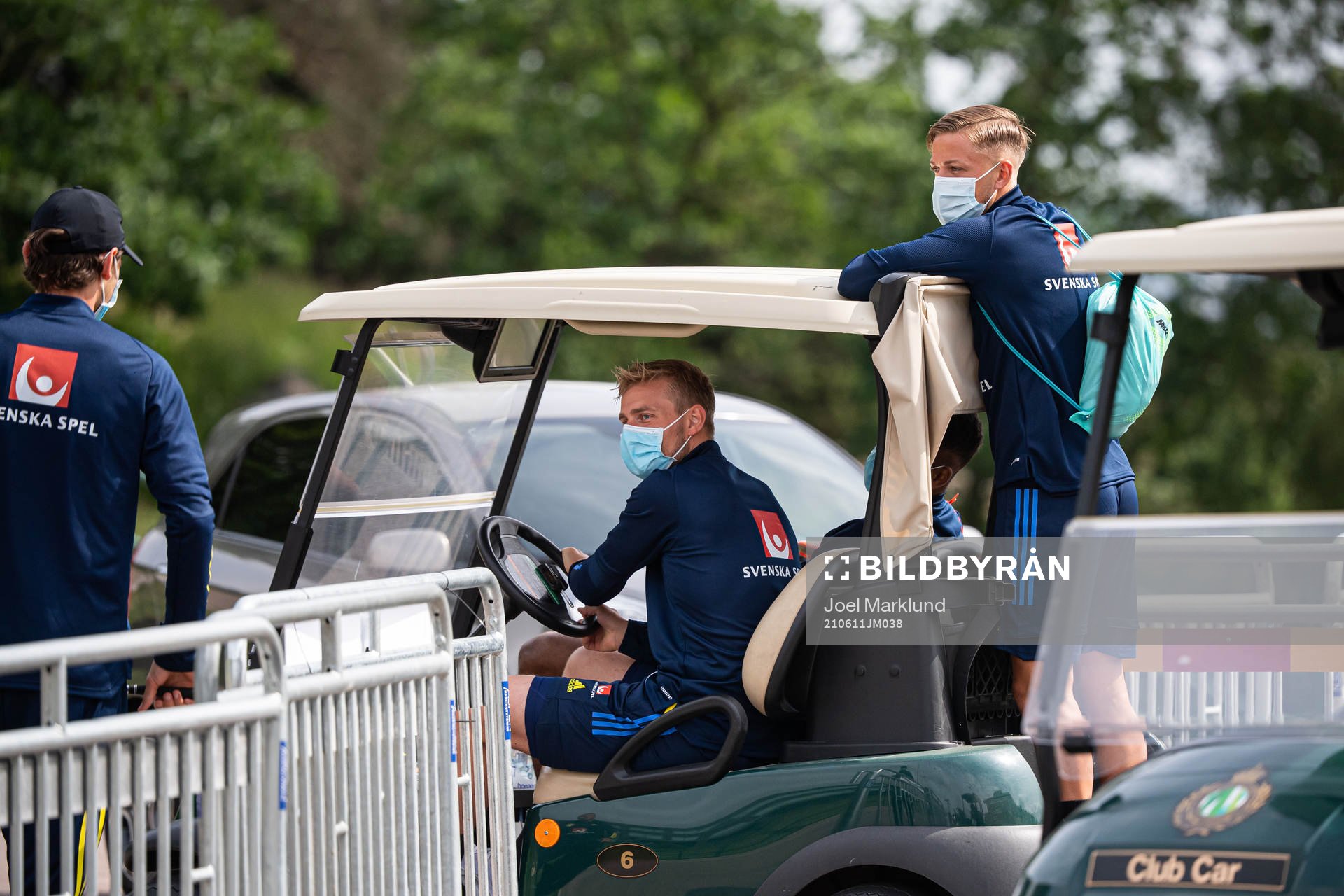 Jacob Rinne and Jesper Karlsson of the Swedish national