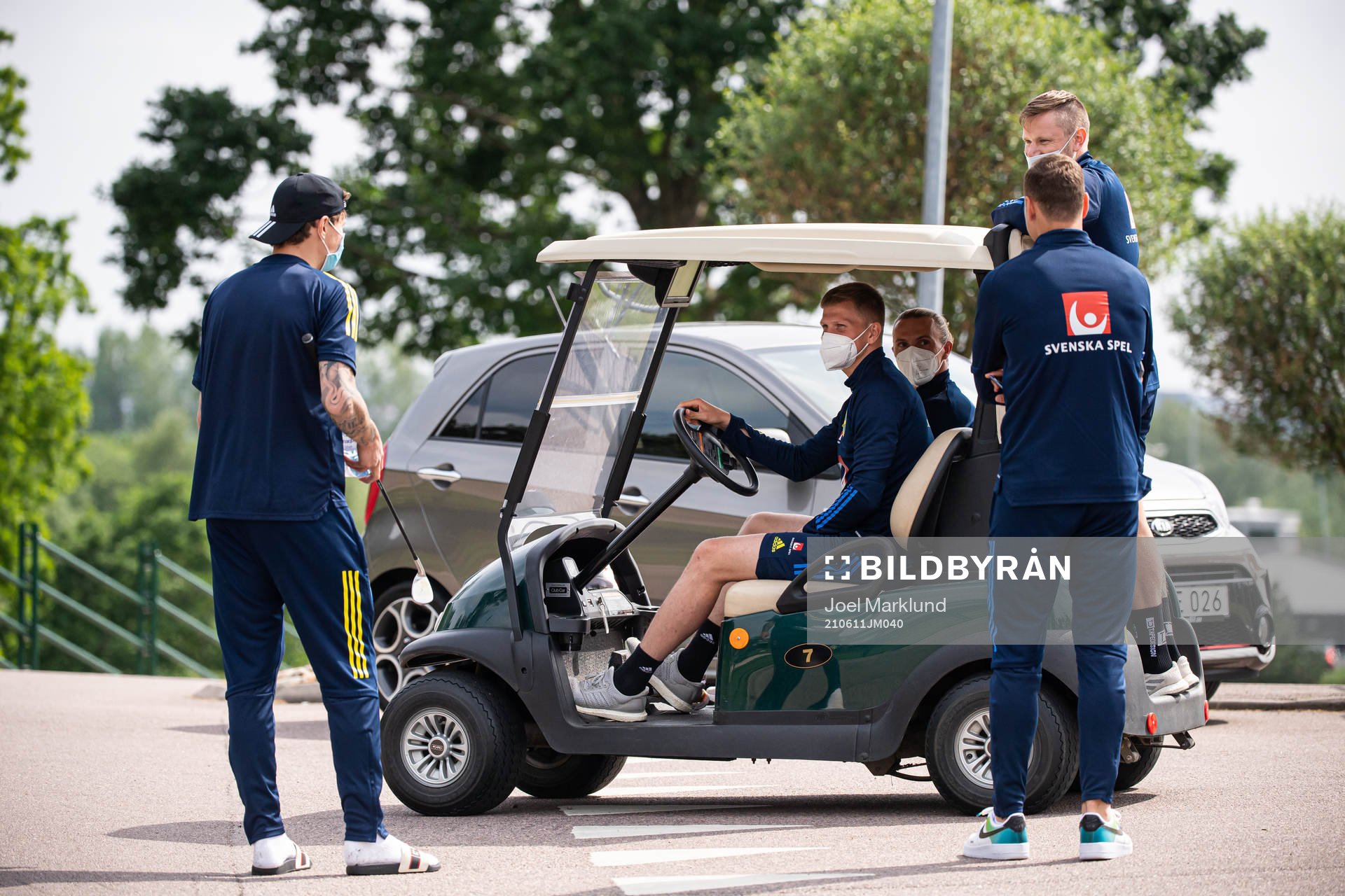 Mattias Johansson, Niklas Hult and Joakim Nilsson of the